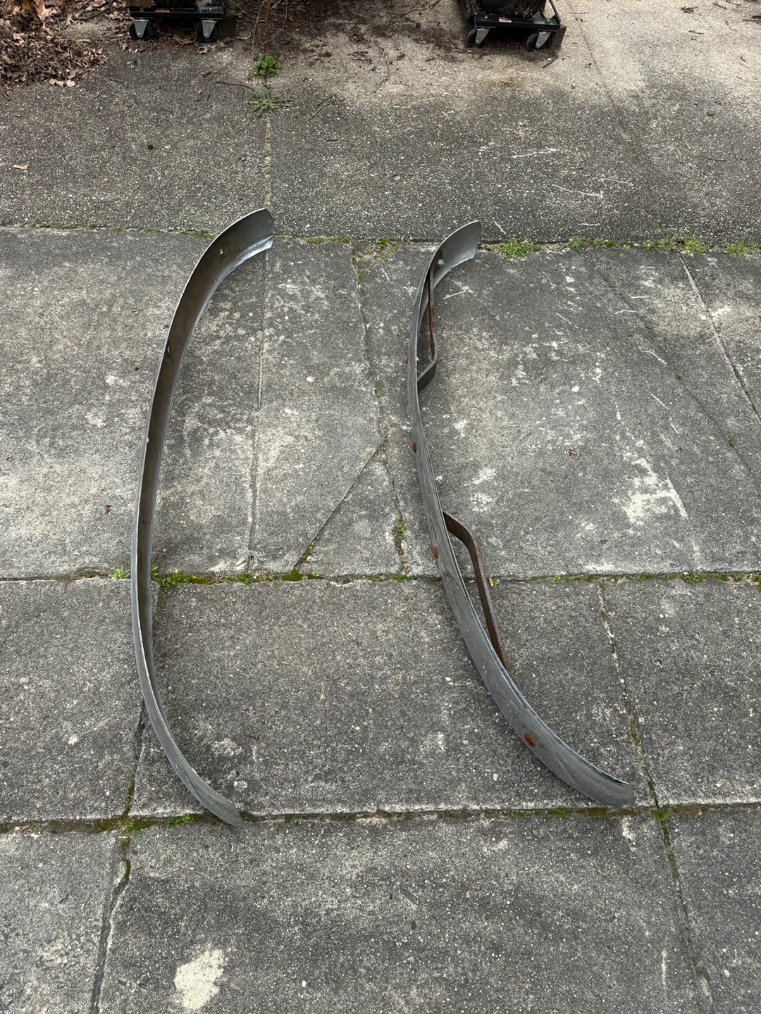 Chevy GMC 1947-1955 chrome front bumpers - photo 4