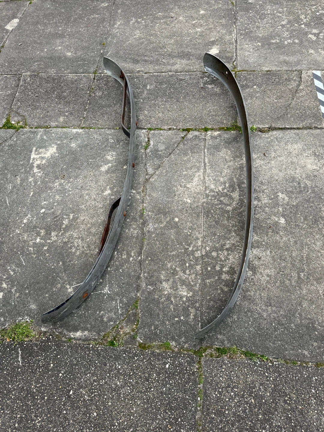 Chevy GMC 1947-1955 chrome front bumpers - photo 5