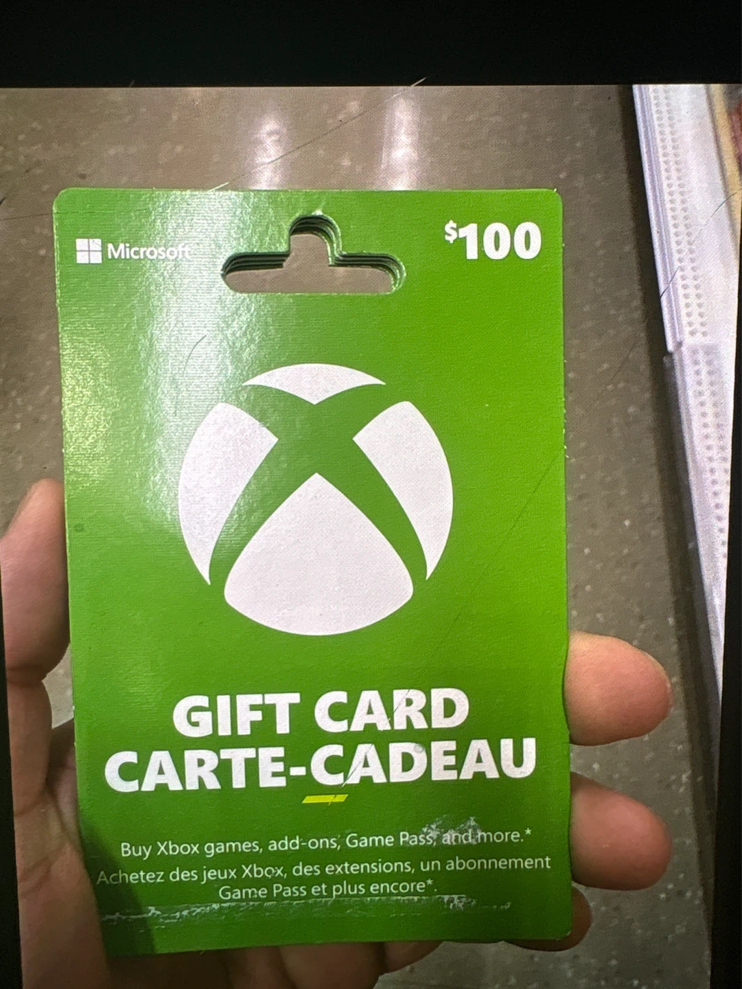 $100 Xbox Gift Card