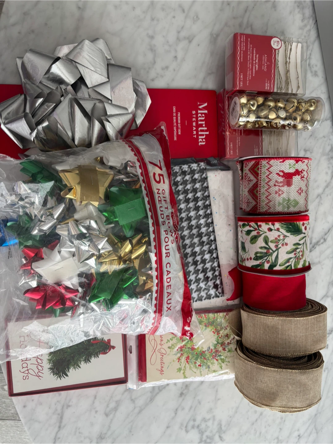 Christmas Gift Wrapping Bundle: Martha Stewart Bows & More
