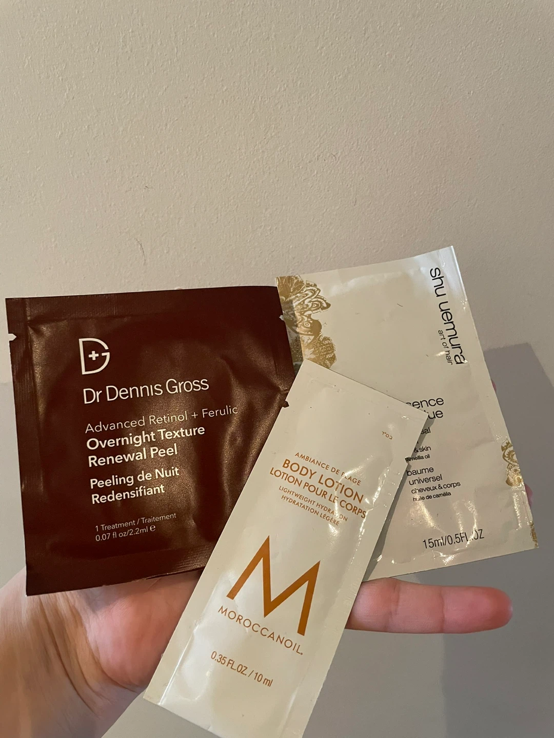 7 Skincare Samples