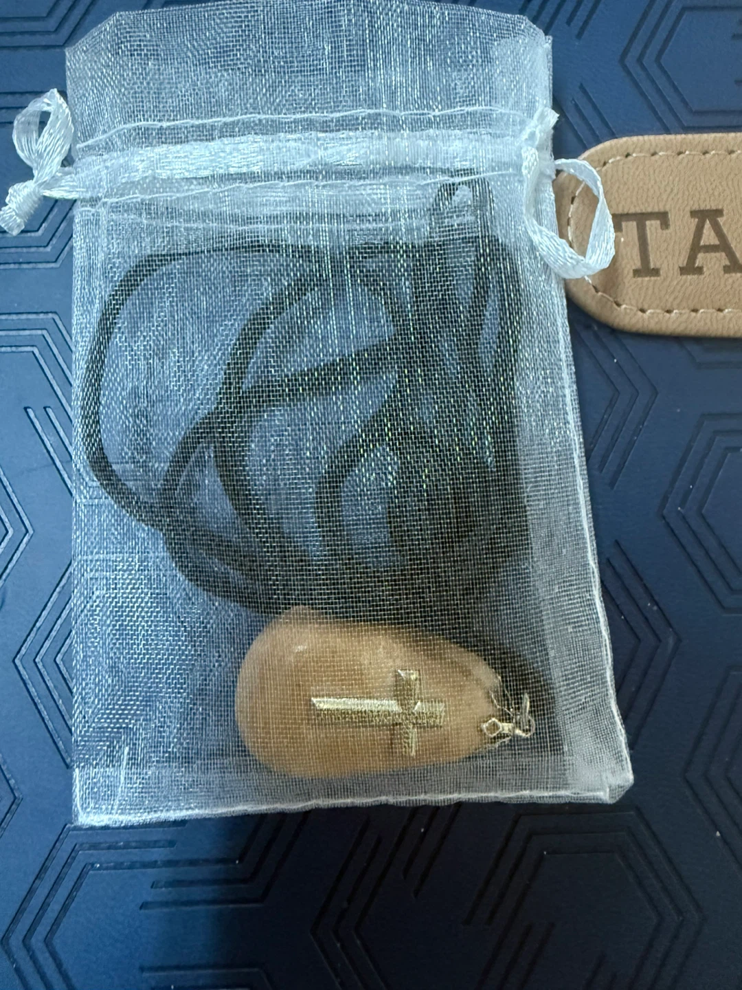 Cross Necklace with Stone Pendant- Free with another buy - photo 3