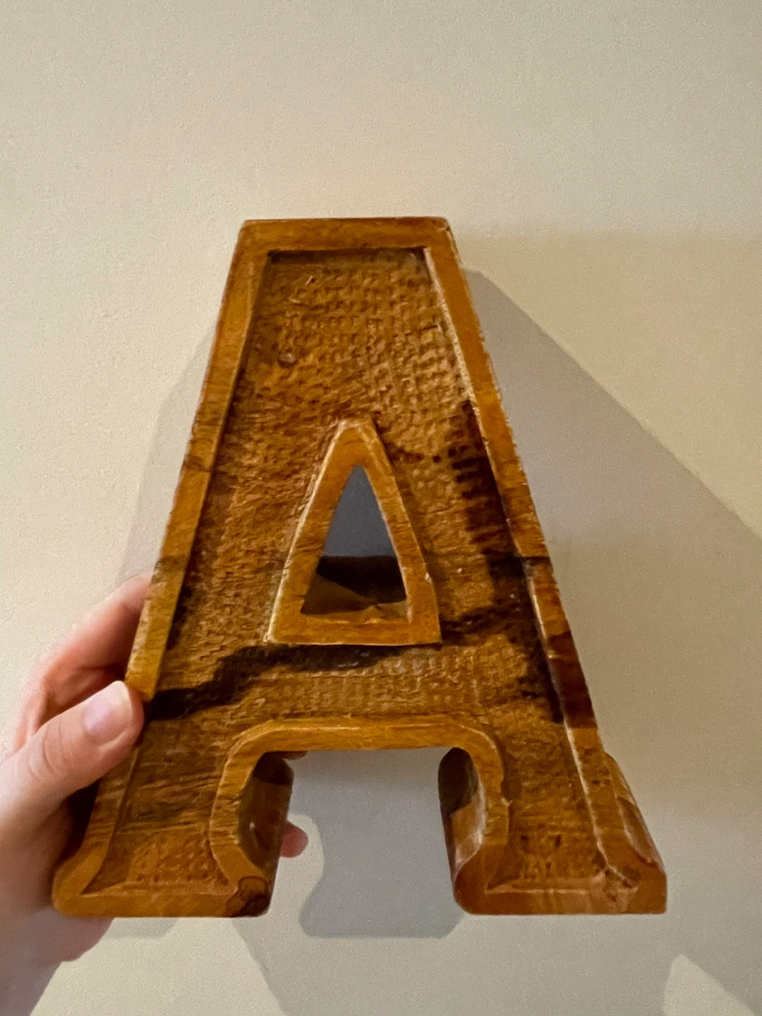 Wooden Letter A Decor