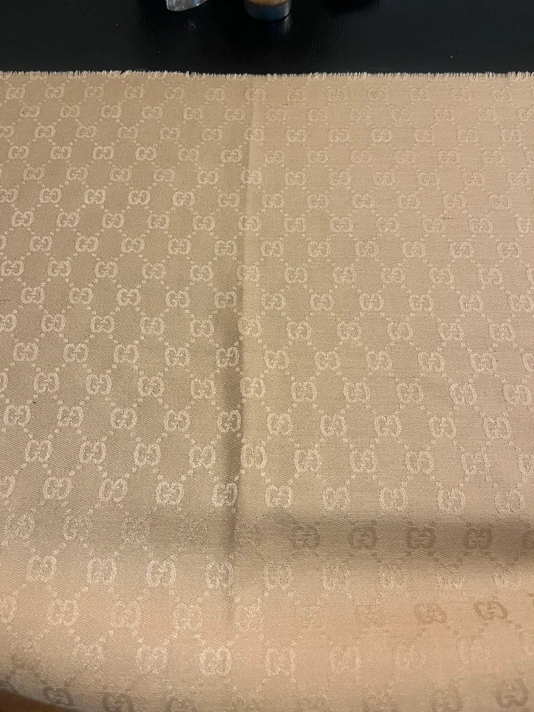Vintage Gucci GG Monogram Scarf - 65% Cashmere, 35% Wool
