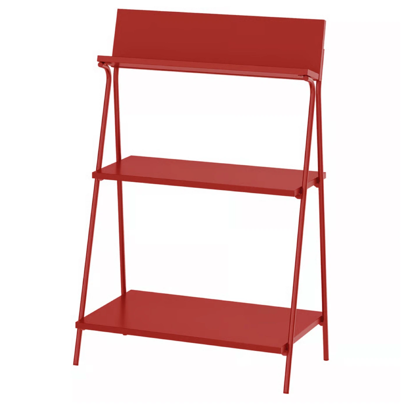 IKEA Open Storage Shelving Unit Red - photo 2