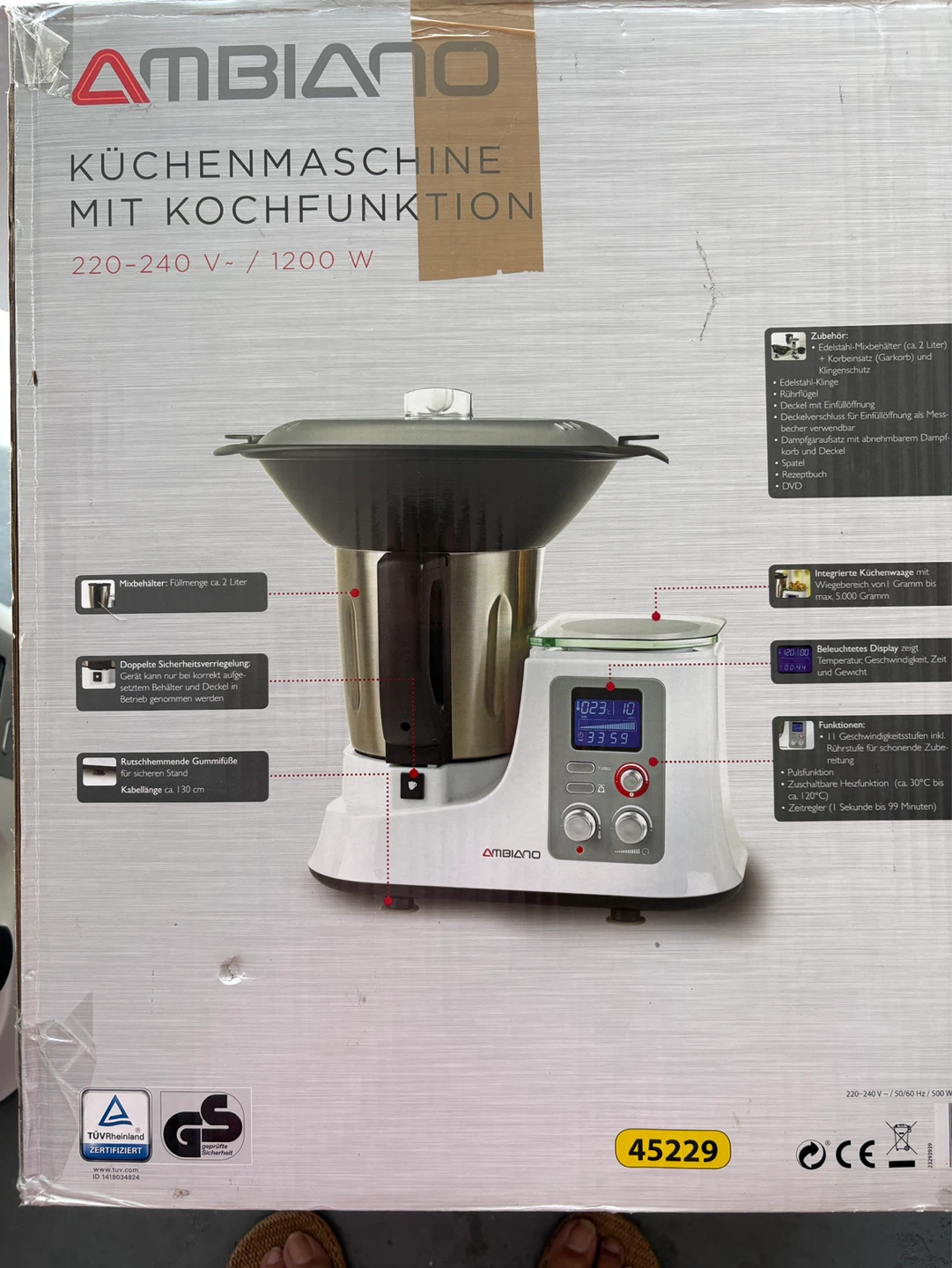Ambiano Kitchen Machine with Cooking Function - photo 3