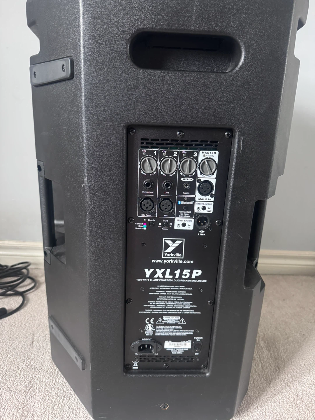 Yokrville YXL15P 15 Inch Sub Powered Speaker - photo 3