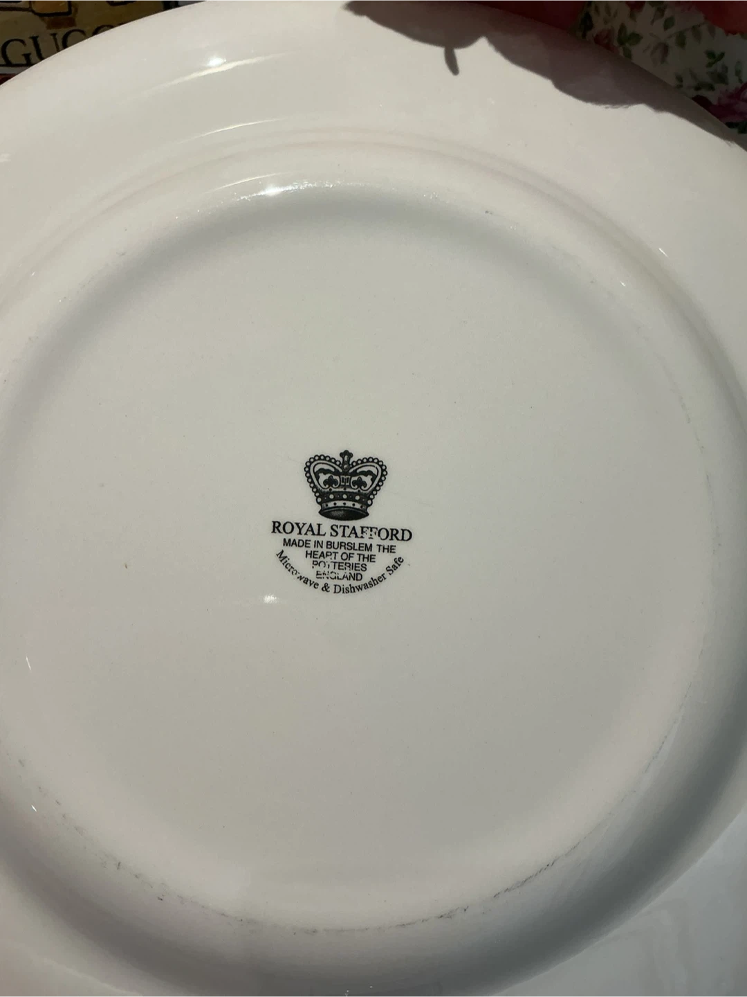 Royal Stafford Plate - Purple Damask Pattern - photo 4