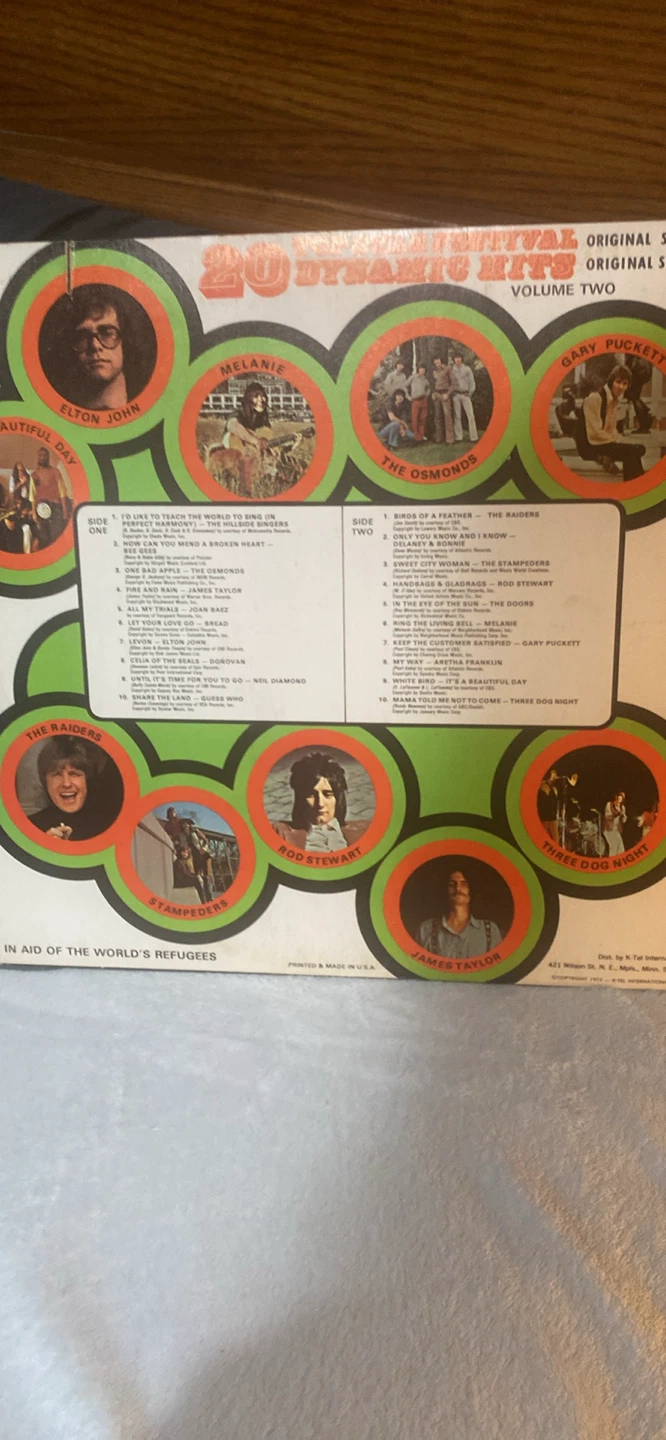 Top Star Festival 20 Dynamic Hits Vol. 2 Vinyl Record - photo 2