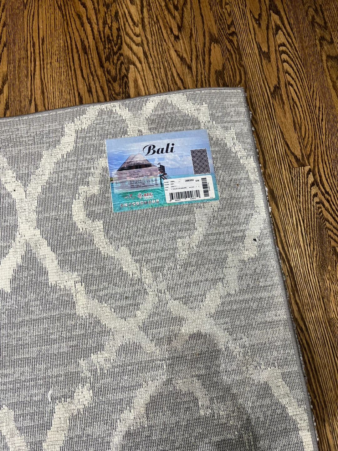 Bali Grey Moroccan Lattice Rug - photo 2