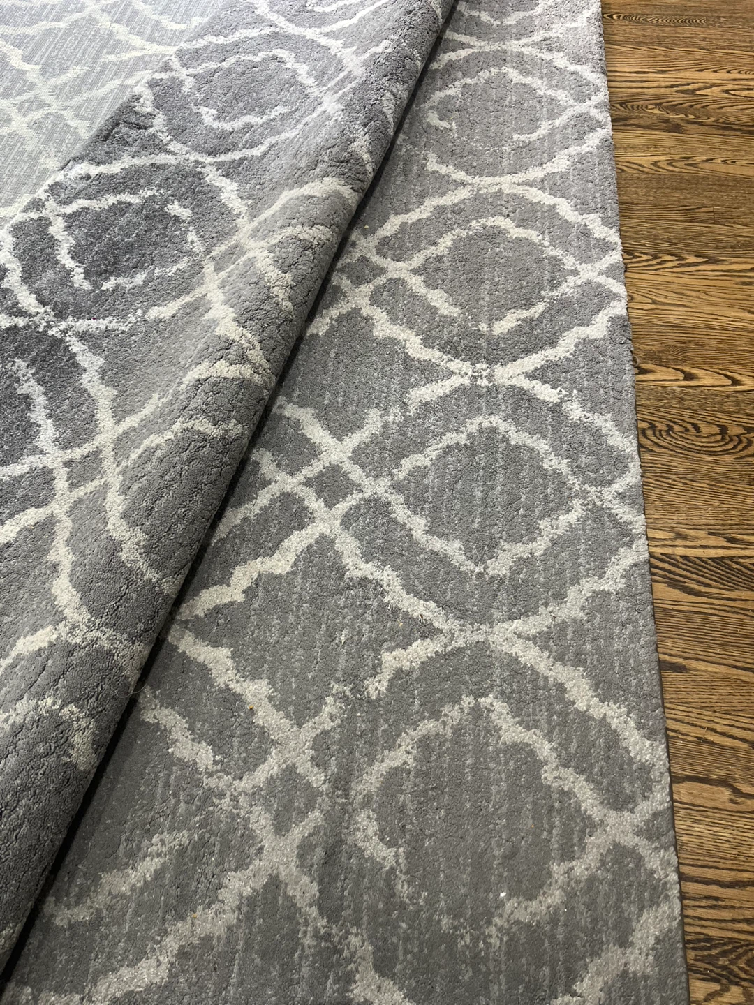 Bali Grey Moroccan Lattice Rug - photo 4