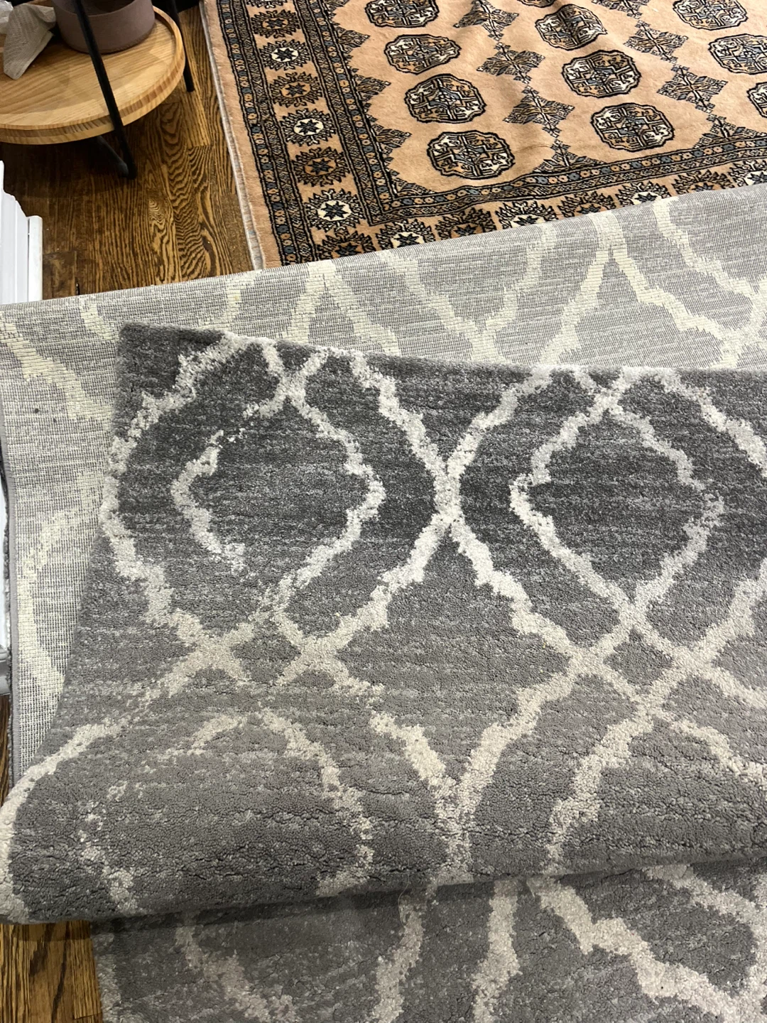 Bali Grey Moroccan Lattice Rug