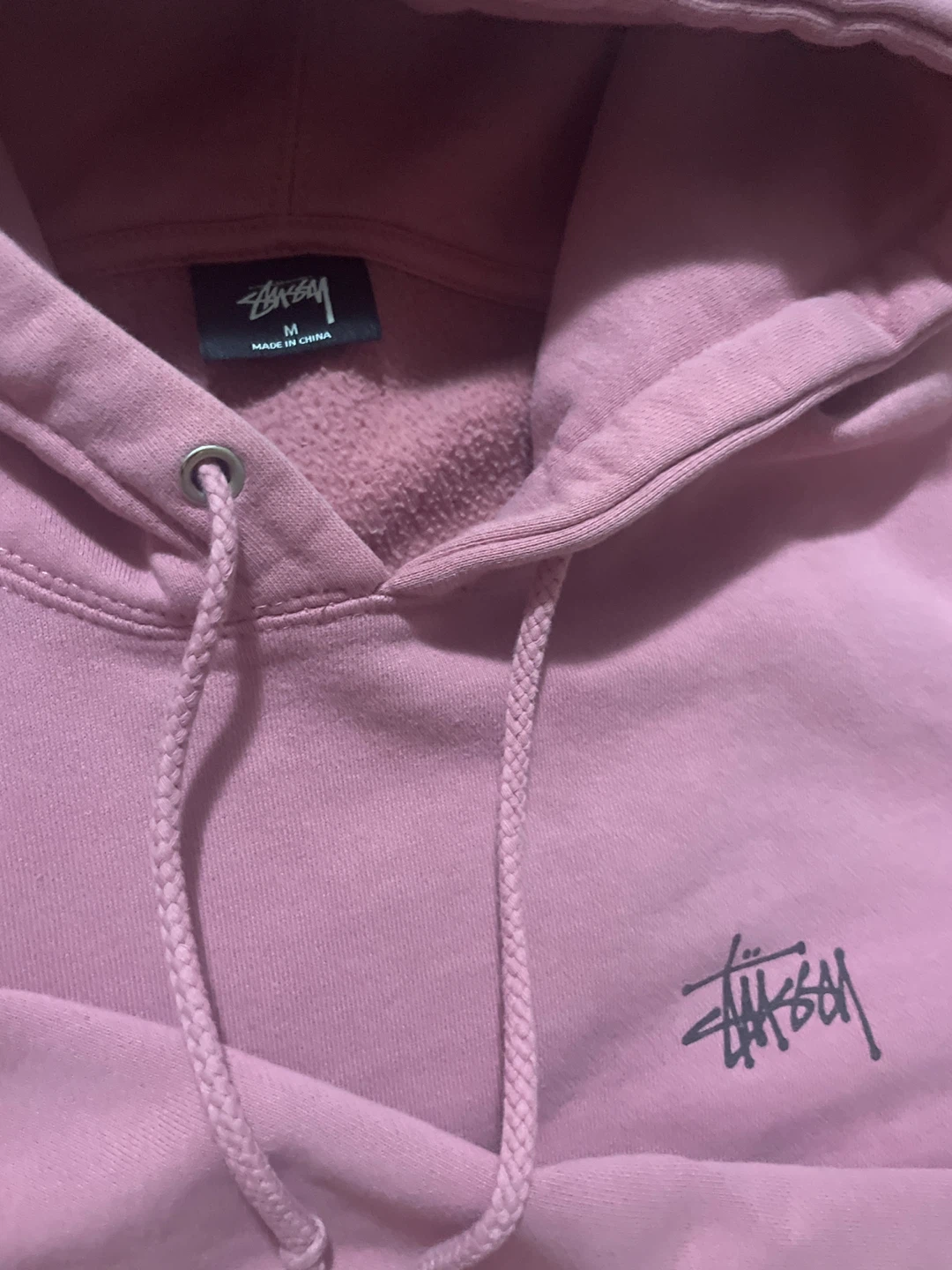 Stüssy Pink Hoodie - Size M - photo 2