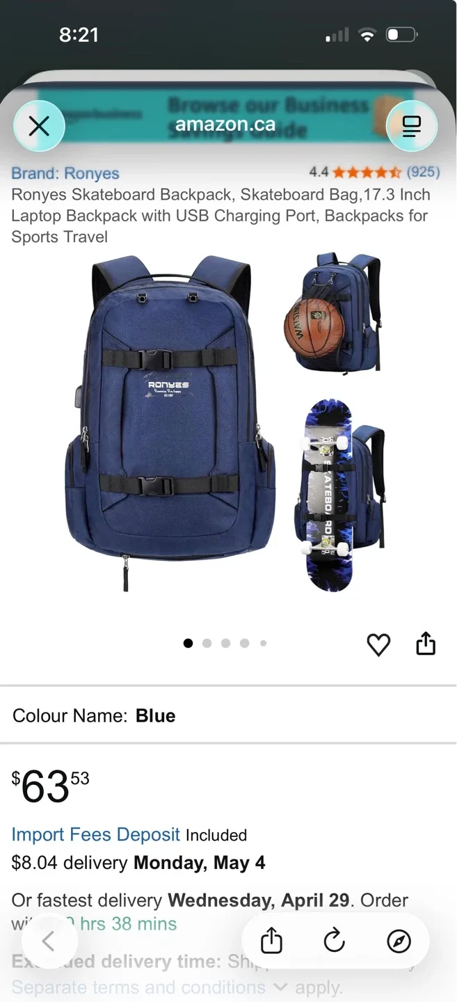 Backpack with USB Charging Port NEW - photo 2