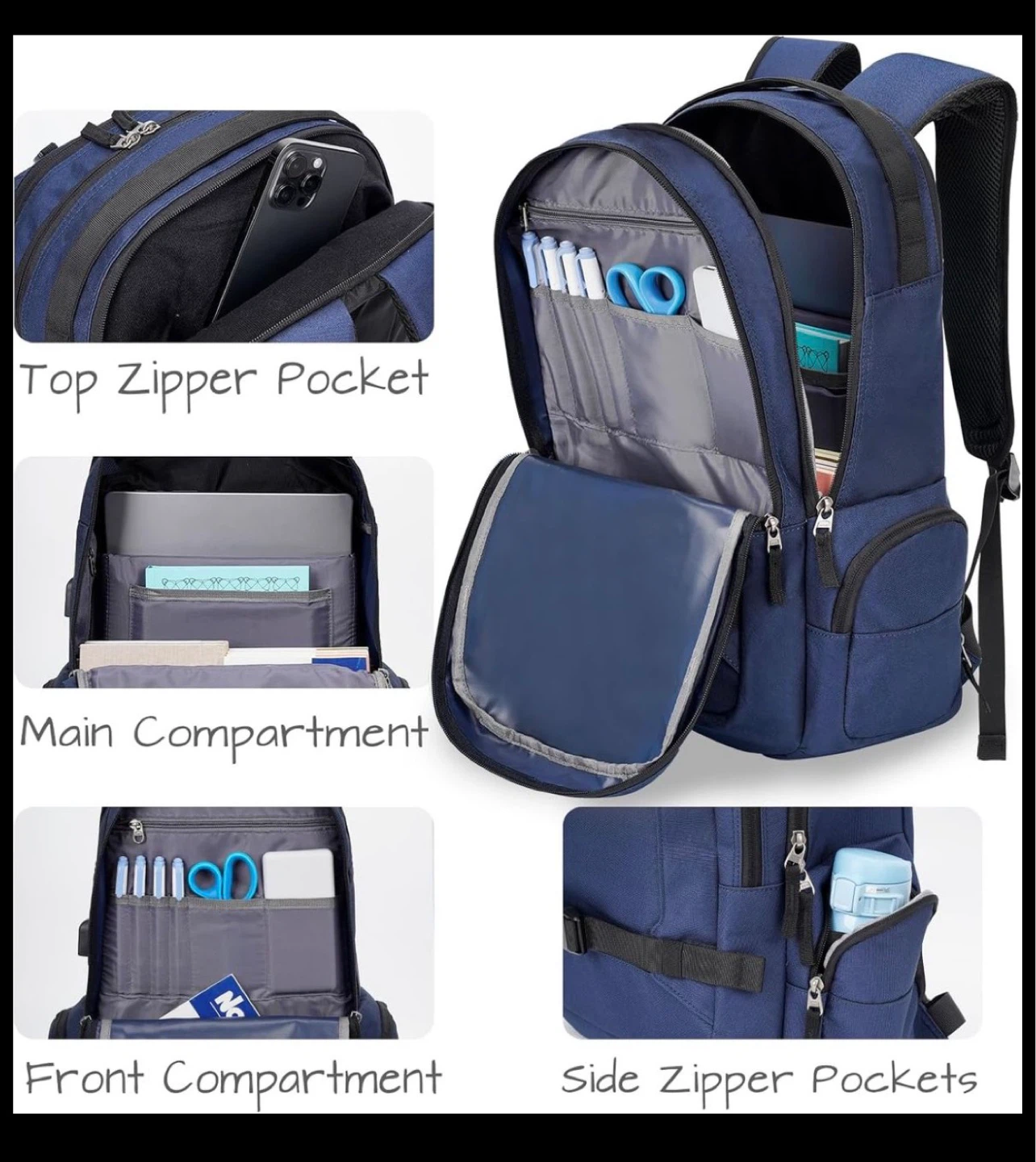 Backpack with USB Charging Port NEW - photo 3
