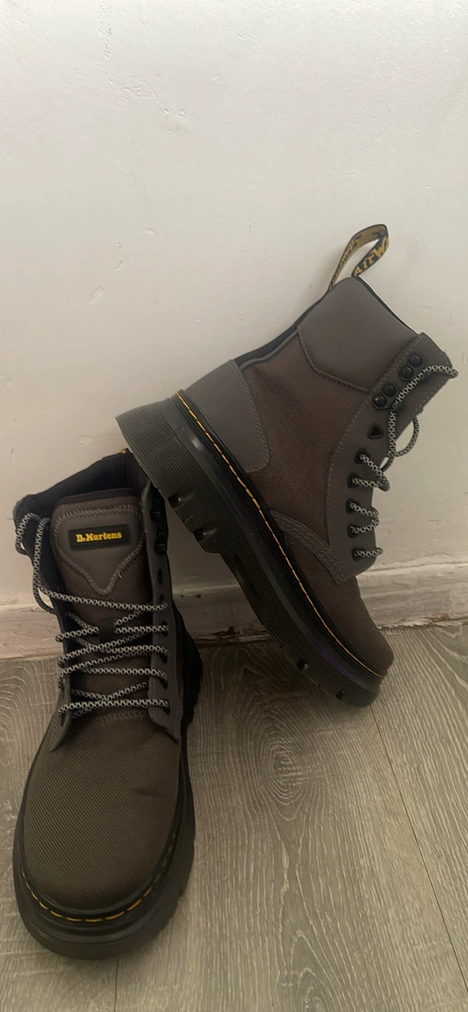 Dr. Martens 1460 Boots - Size 7 US (Grey Canvas) - photo 3