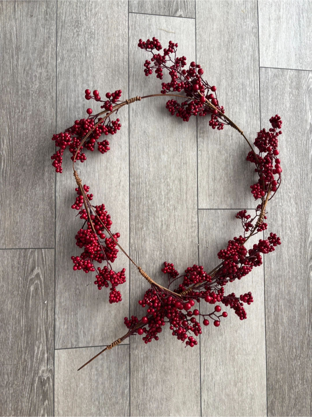 Red Berry Wreath Stem