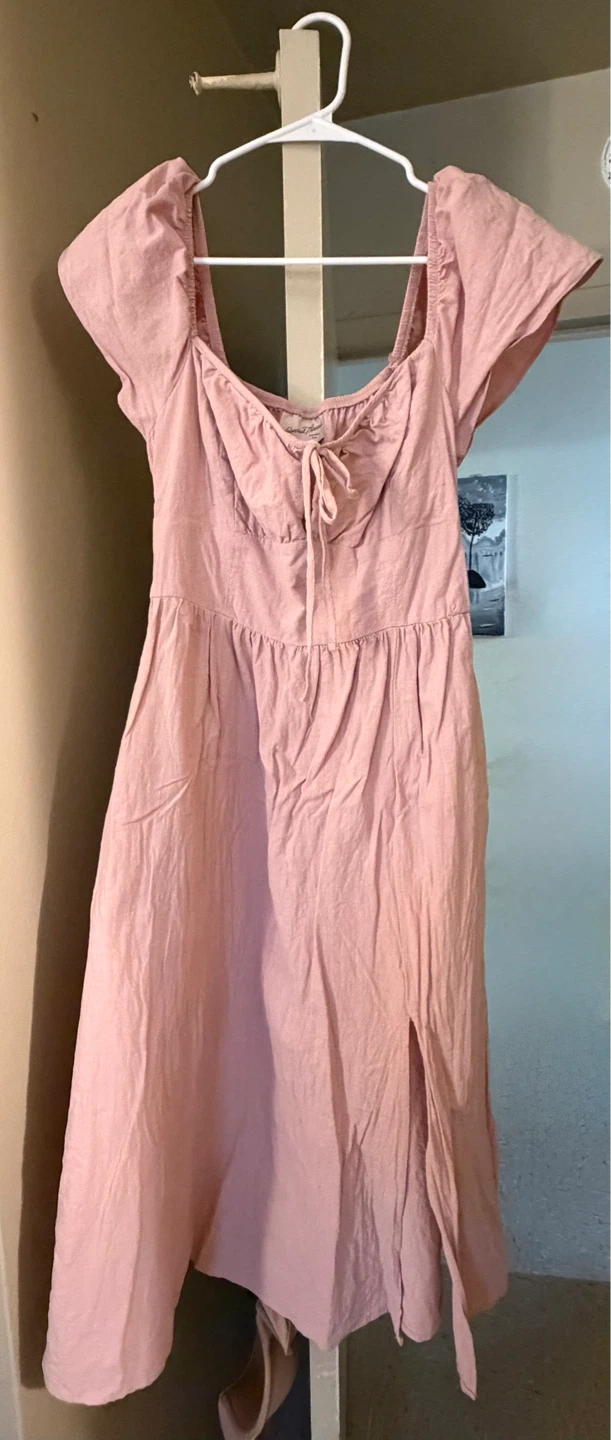 Universal Thread Pink Square Neck Dress Size S