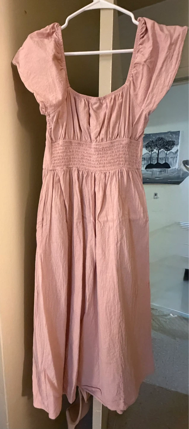 Universal Thread Pink Square Neck Dress Size S - photo 3
