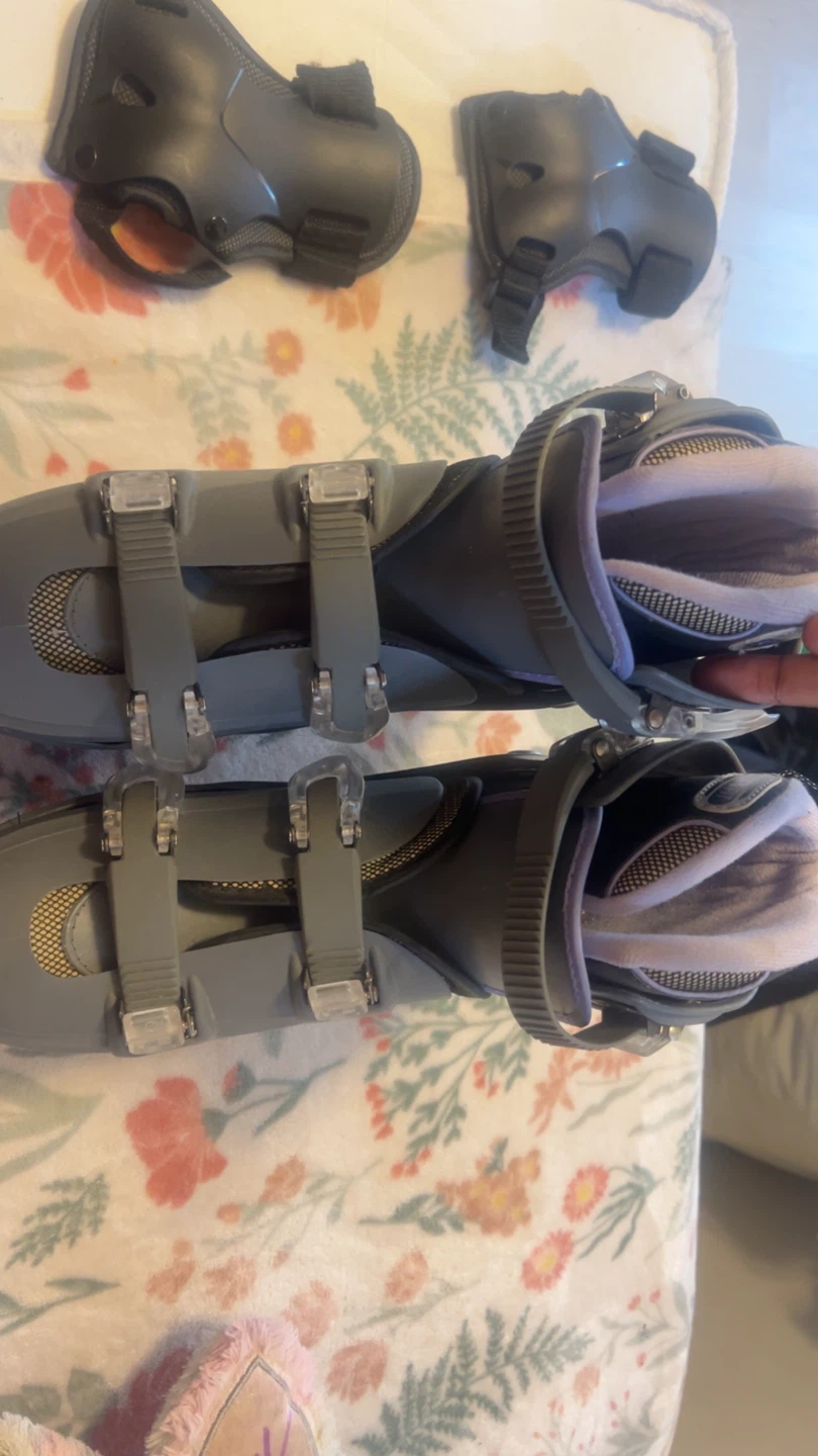 Adjustable Ultra Roller Skates and Protective Gear Set