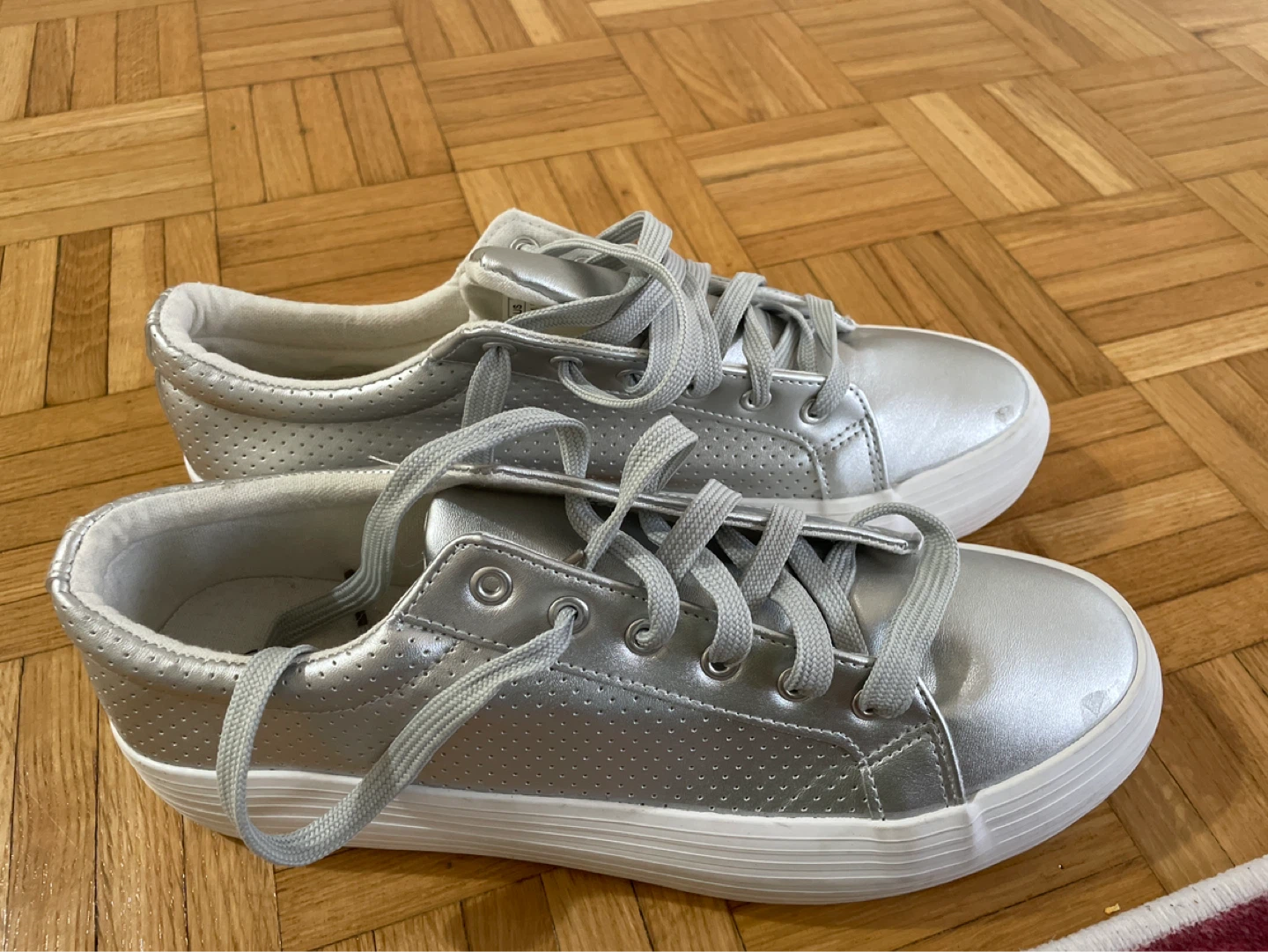 Silver Roxy Sneakers - Women's Size 9 - photo 2