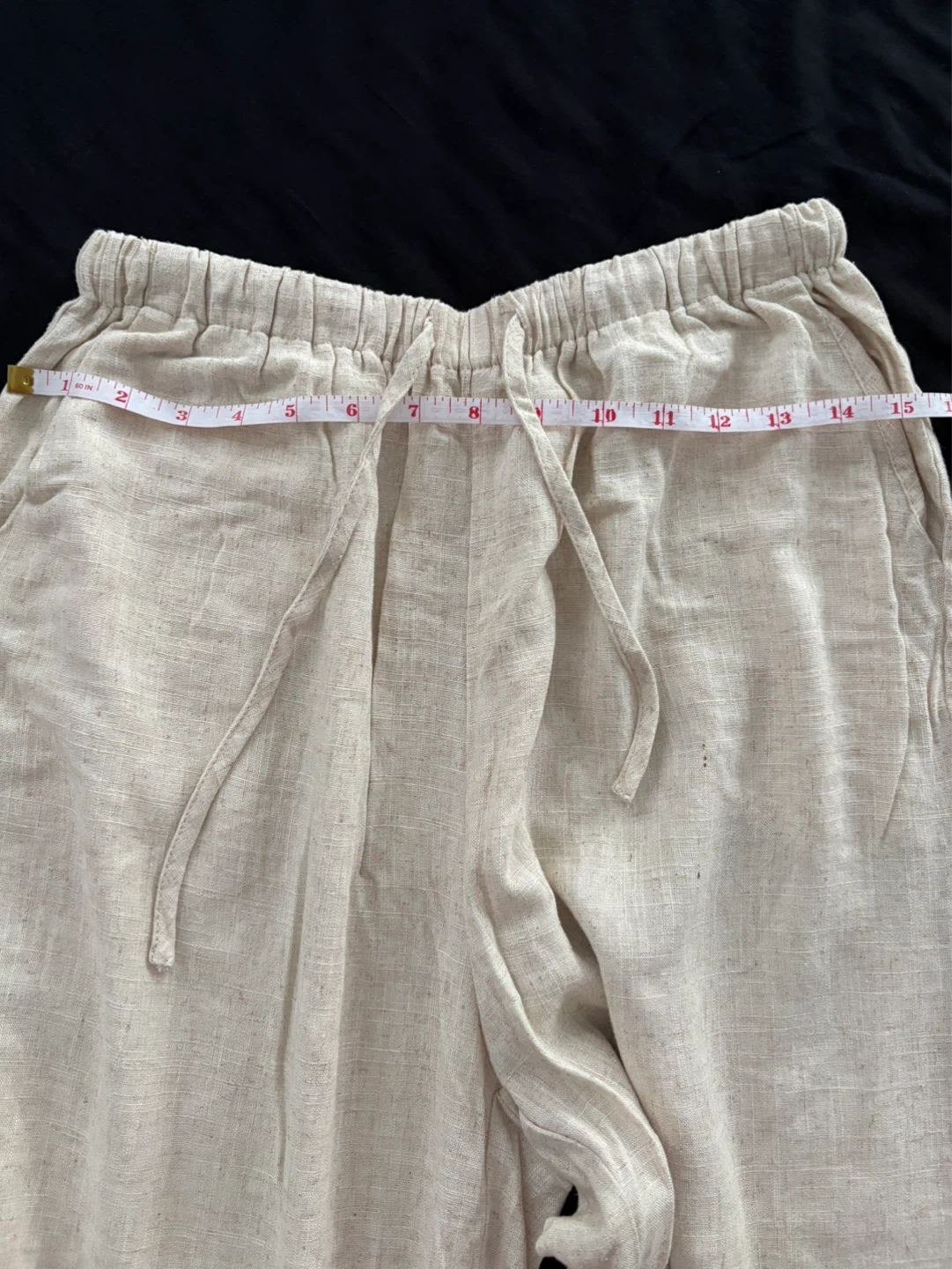 Linen Blend Wide Leg Pants - photo 3