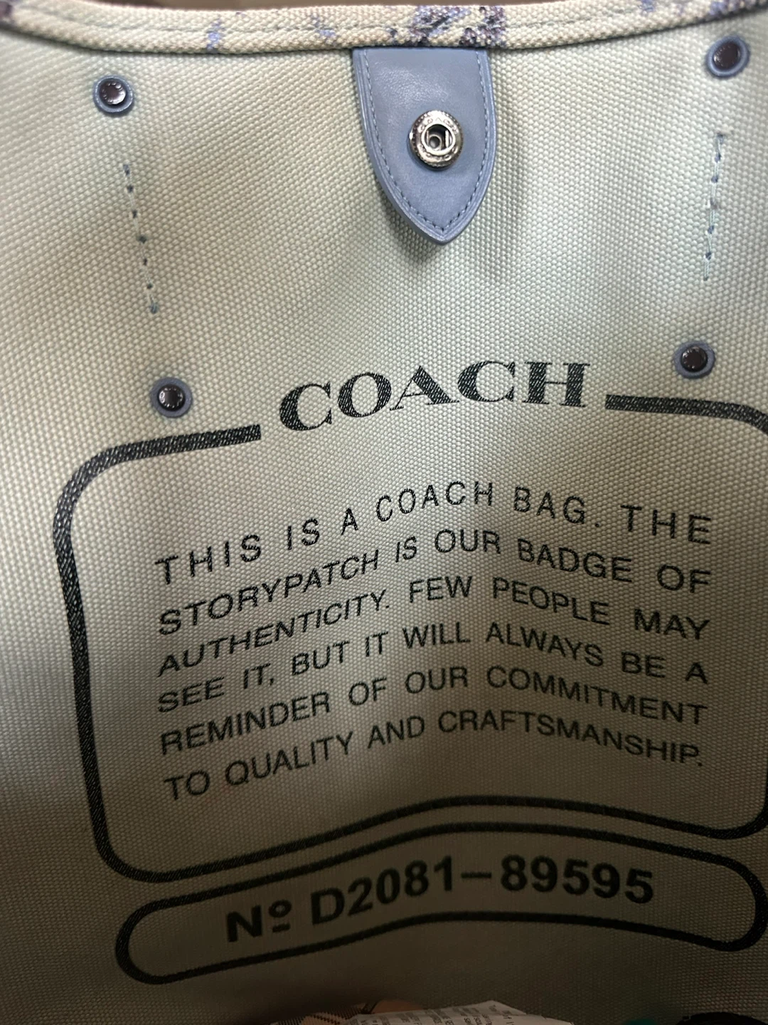 COACH Tote Bag with Rabbit and Floral Print - photo 5