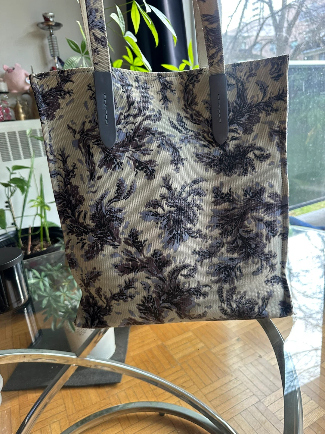 COACH Tote Bag with Rabbit and Floral Print - photo 3