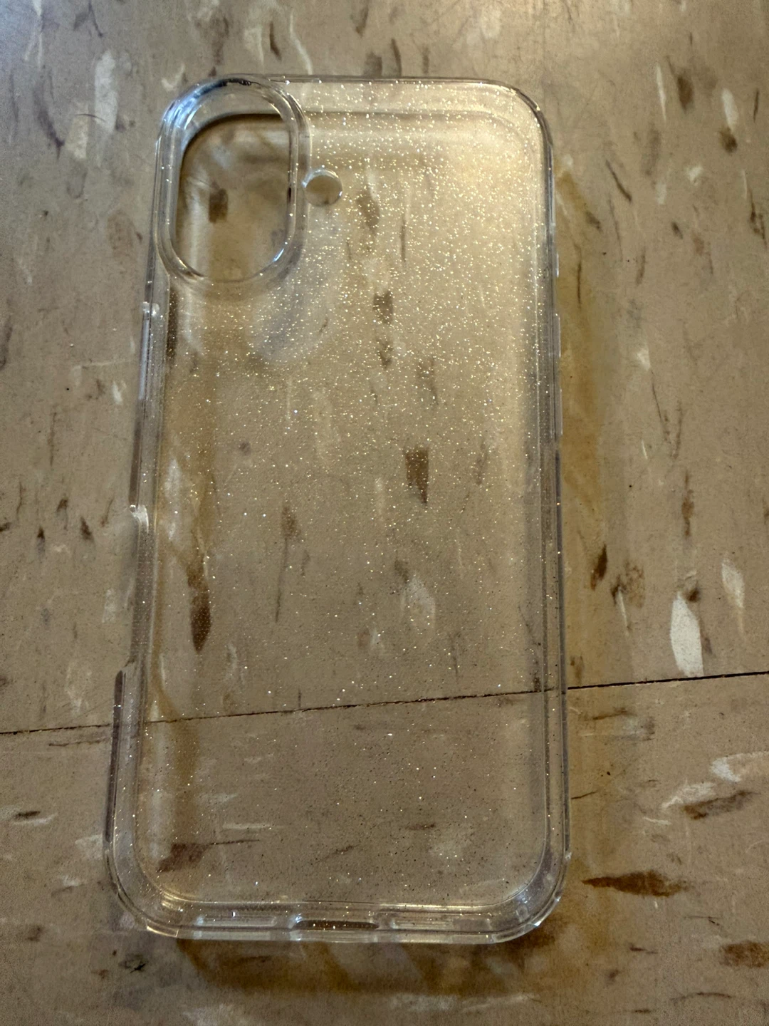 Clear Glitter Phone Case Iphone 16