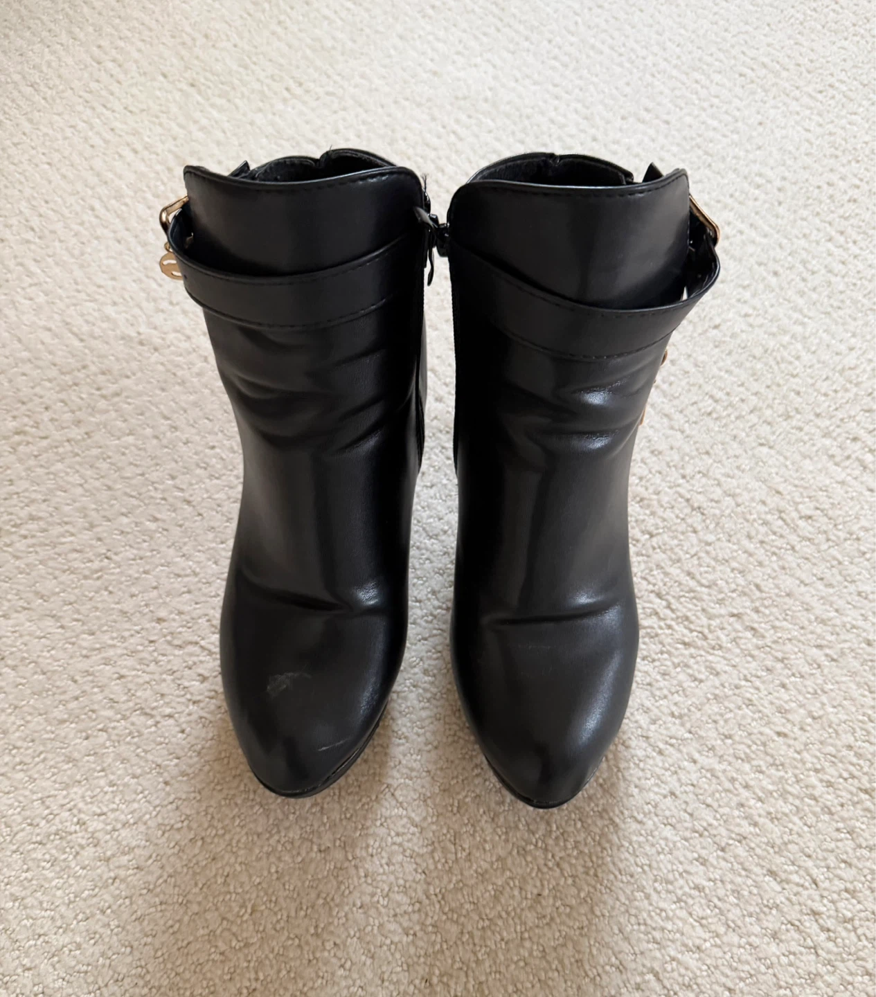 Black Heeled Ankle Boots