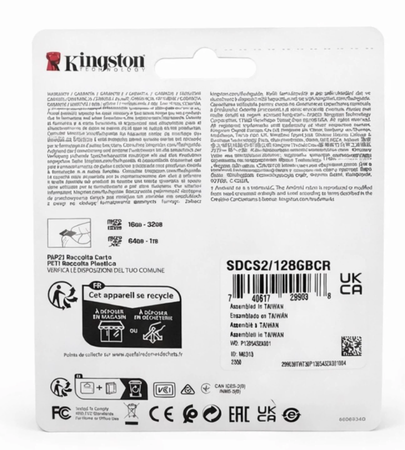 Kingston 128GB MicroSD Card with Adapter - photo 2