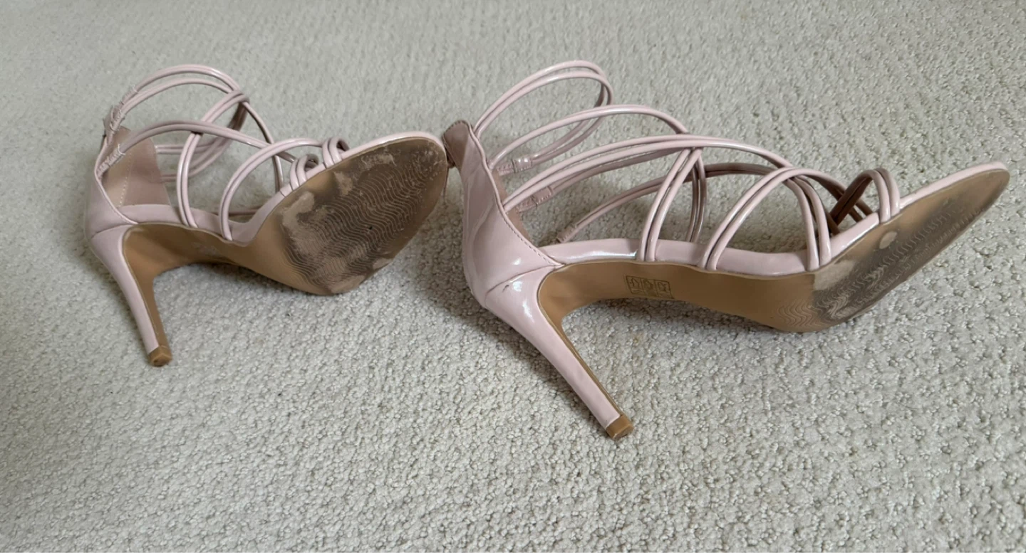 Strappy Heels - Pale Pink - photo 4