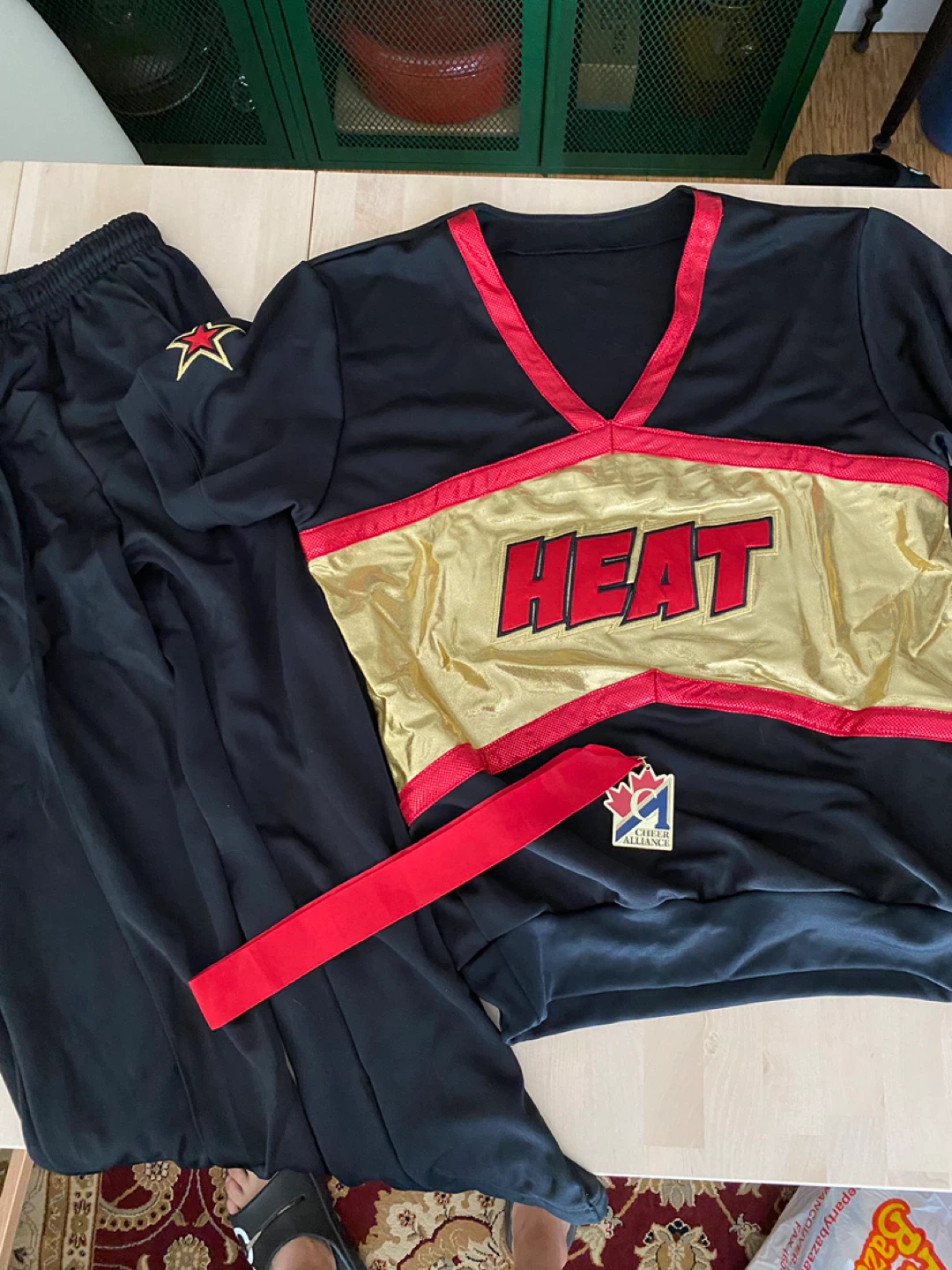 Male Cheerleading Uniform Set