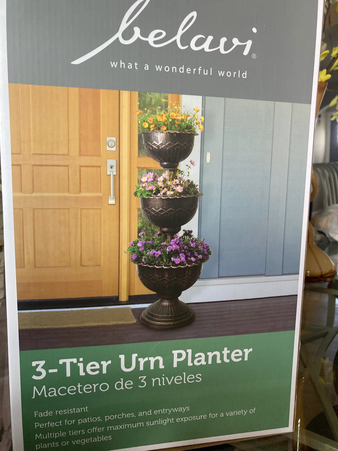 Belavi 3-Tier Urn Planter