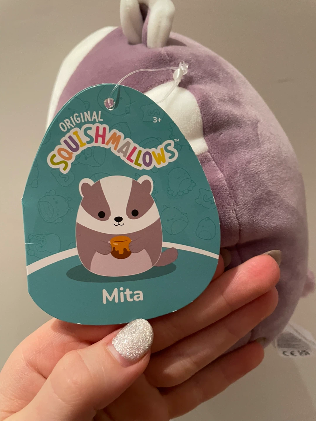 Squishmallows Mita Badger Plush Toy - photo 2
