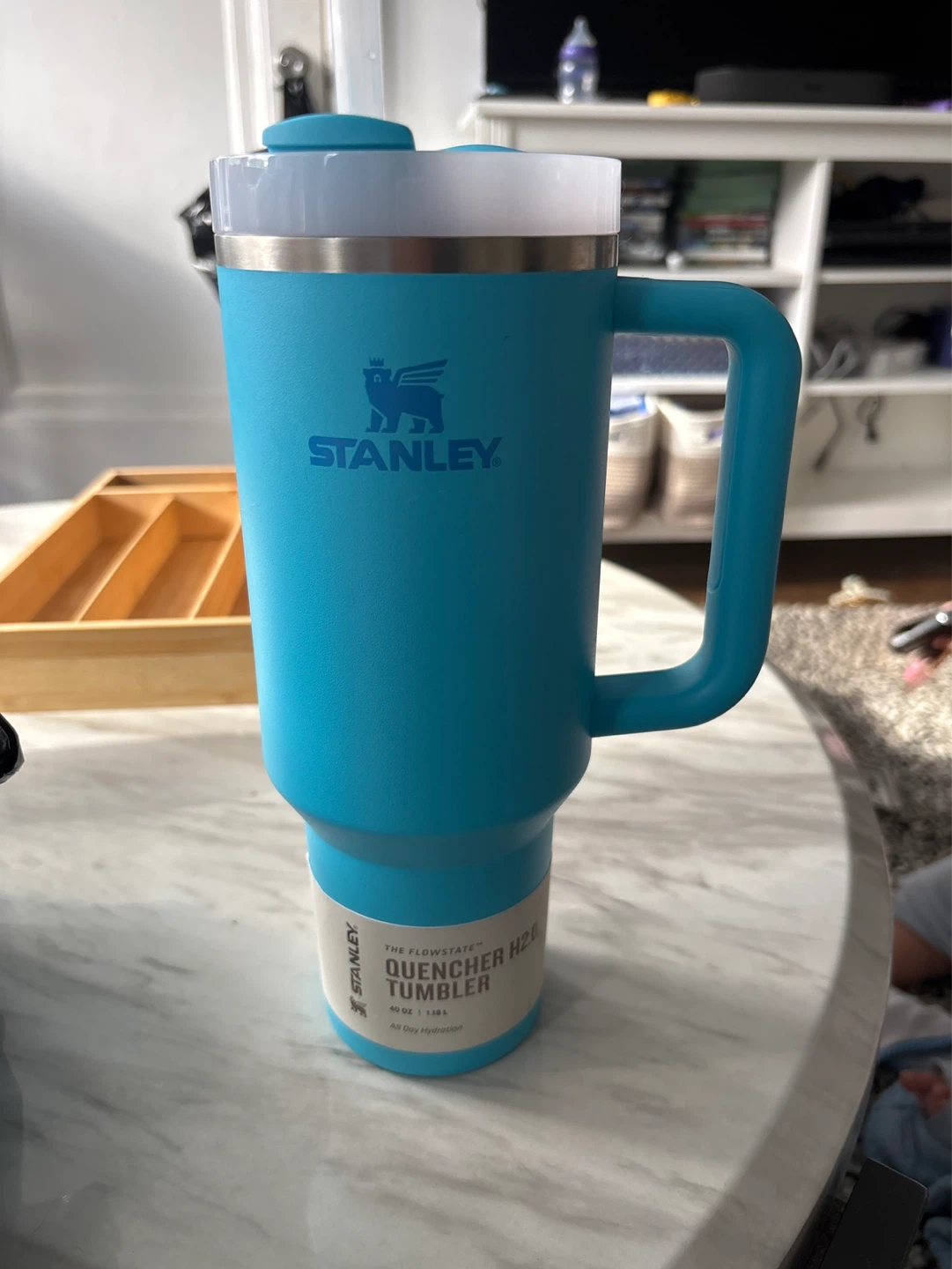 Stanley The Flowstate Quencher H2.0 Tumbler 40oz - Sky Blue