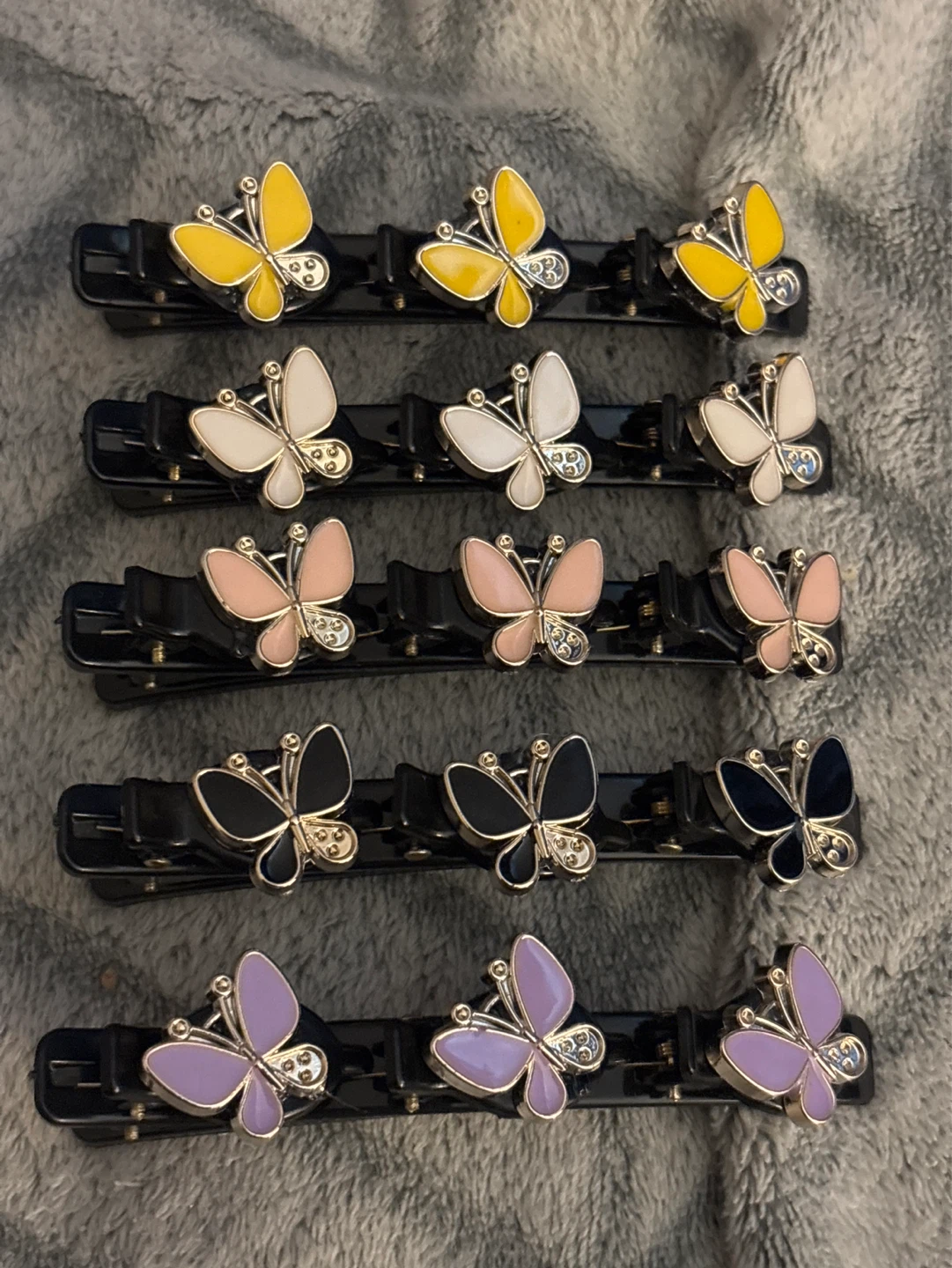 Butterfly Braided Hair Clips