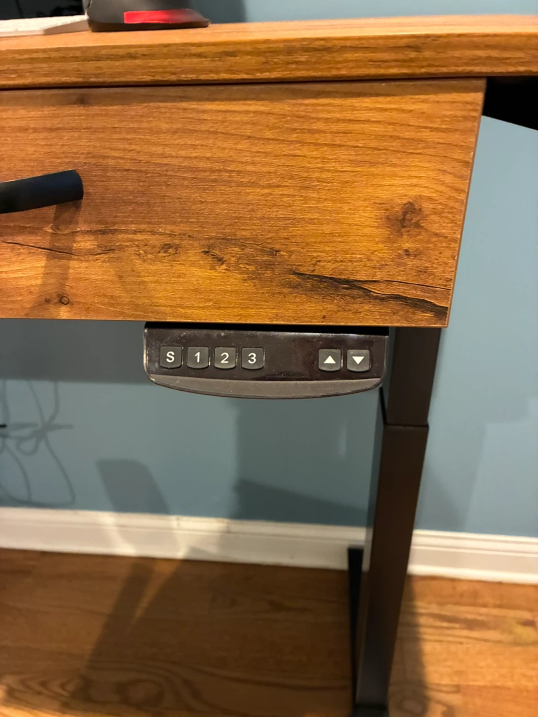 Adjustable Standing Desk with Drawers (moving sale) - photo 3