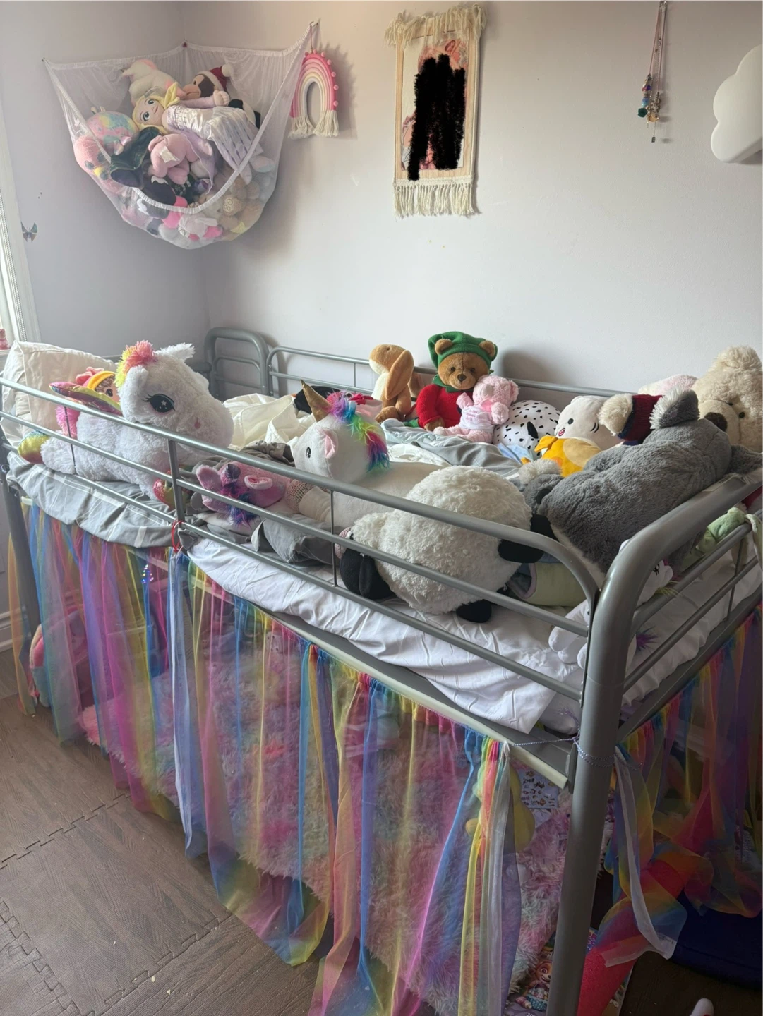 Silver Loft Bed with Stairs - photo 4