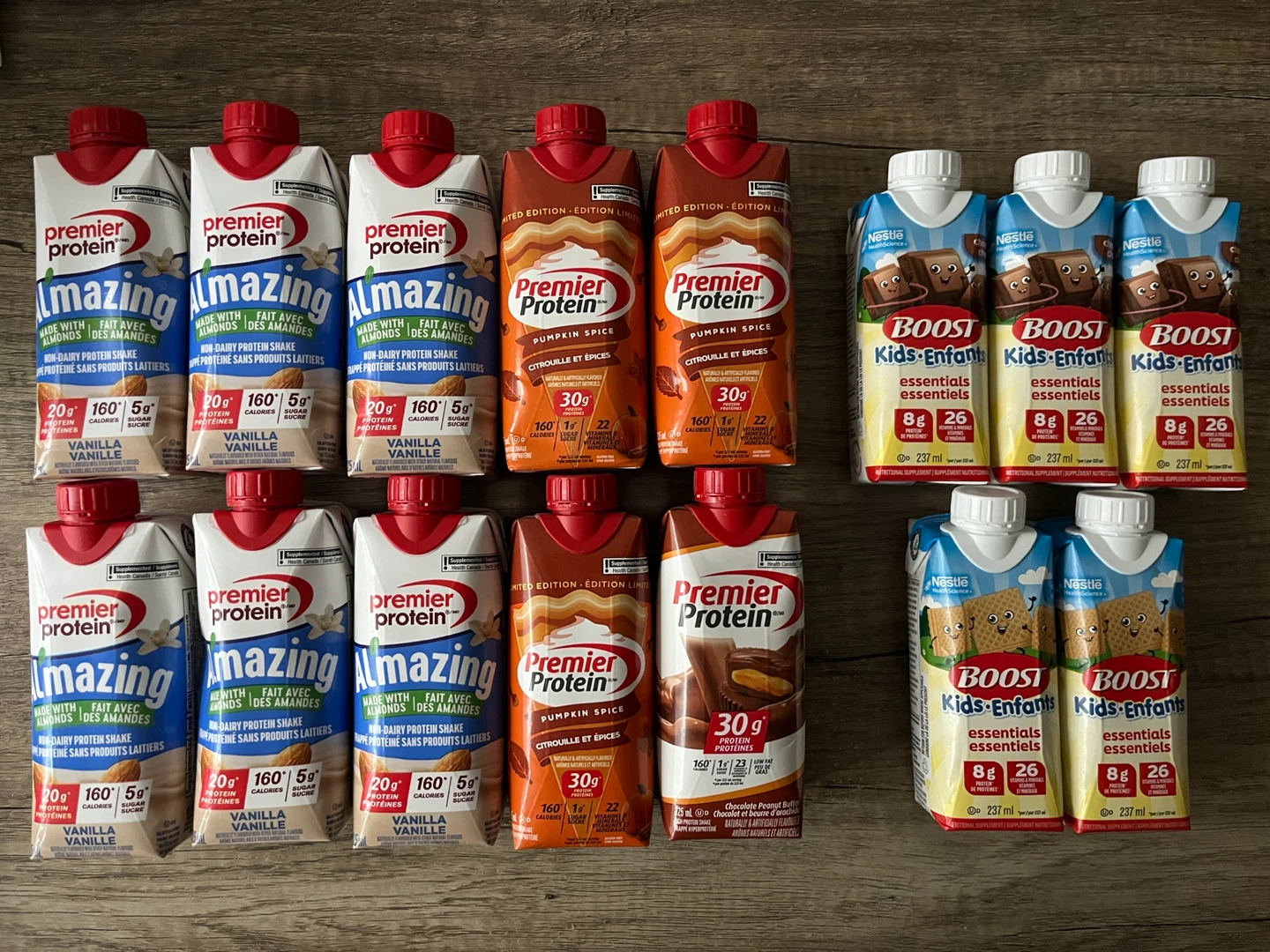 Premier Protein & Boost Protein Shakes