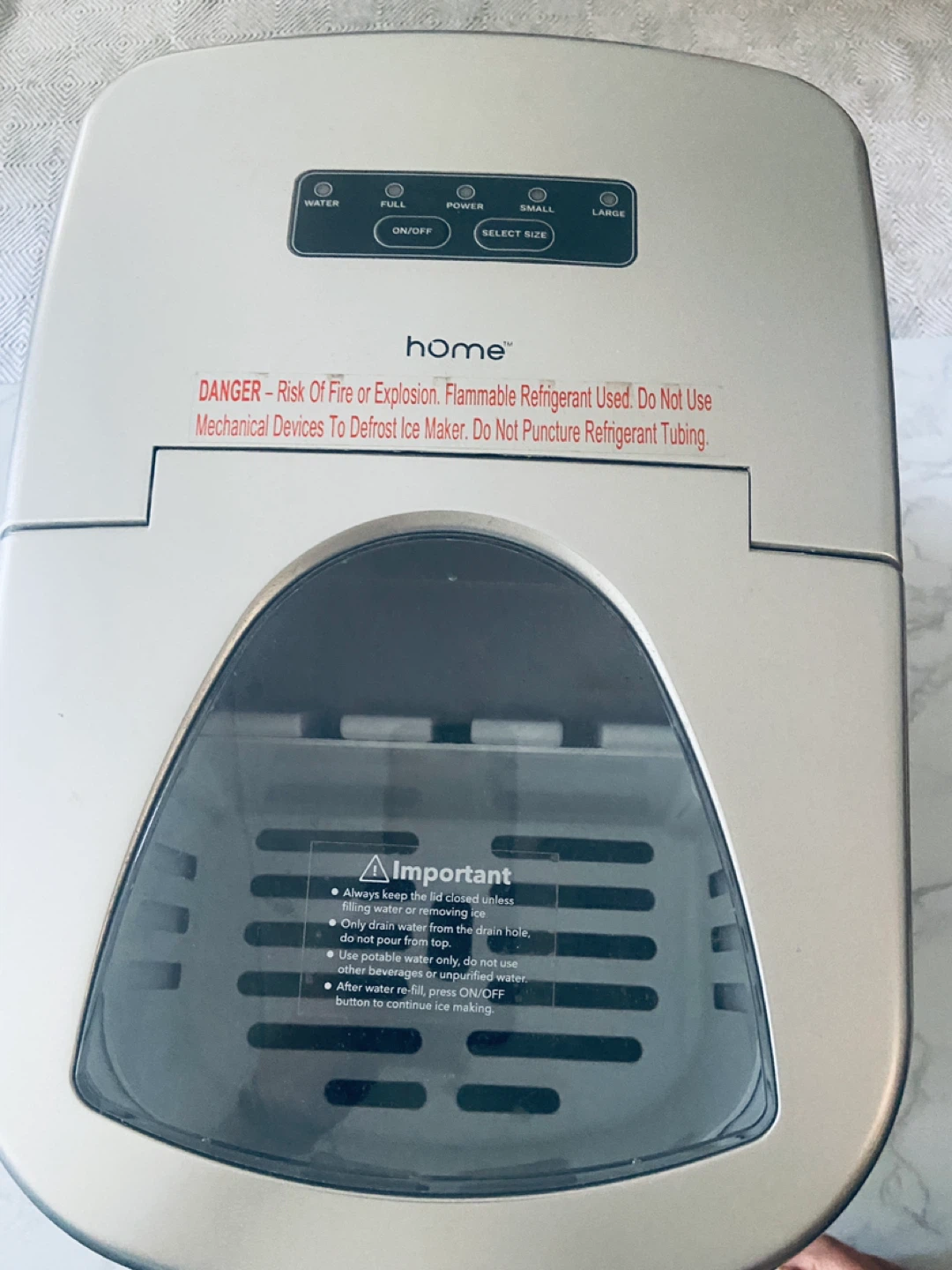 hOmeLabs Countertop Ice Maker