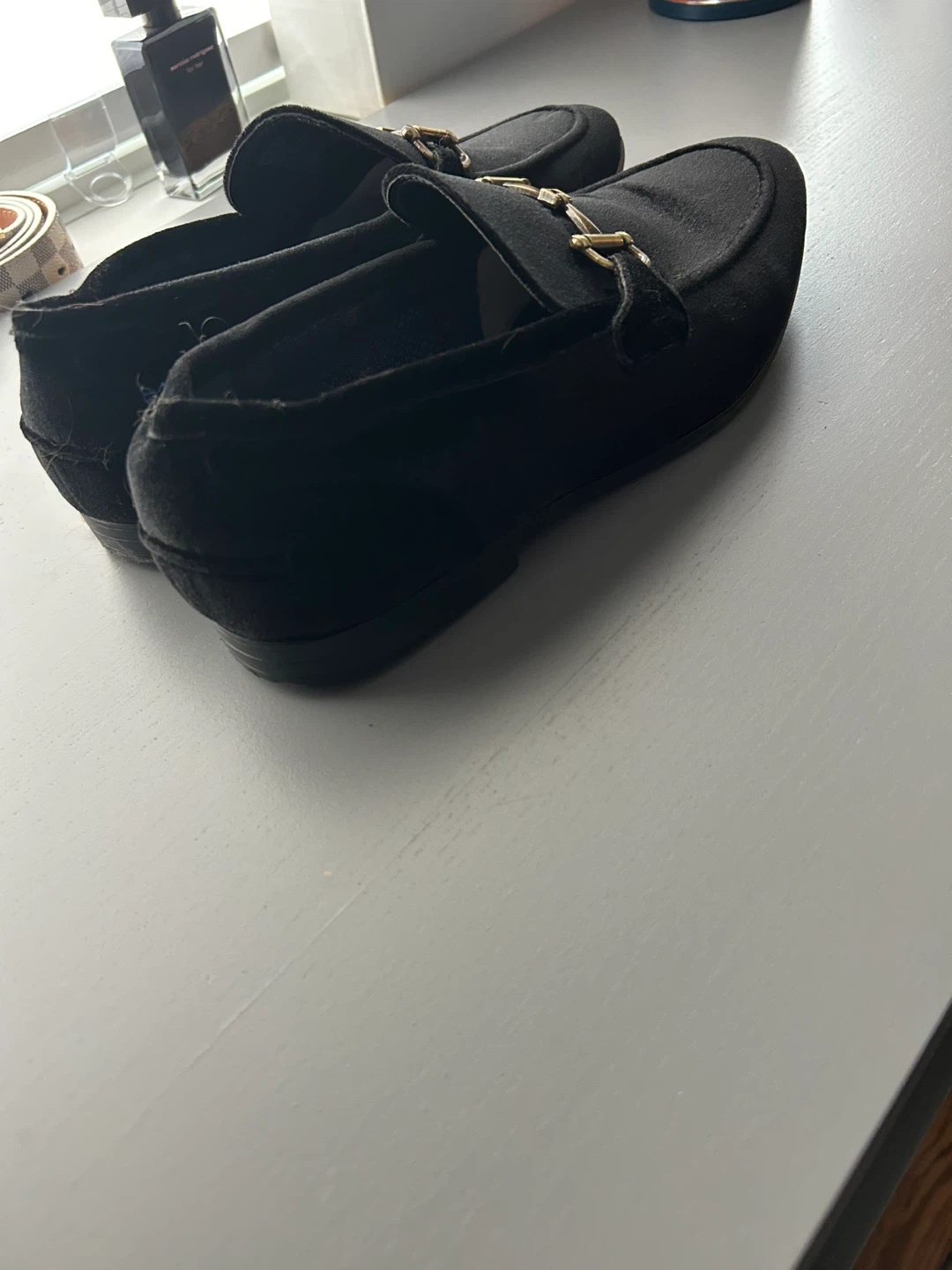 Steve Madden Black Velvet Loafers - photo 3