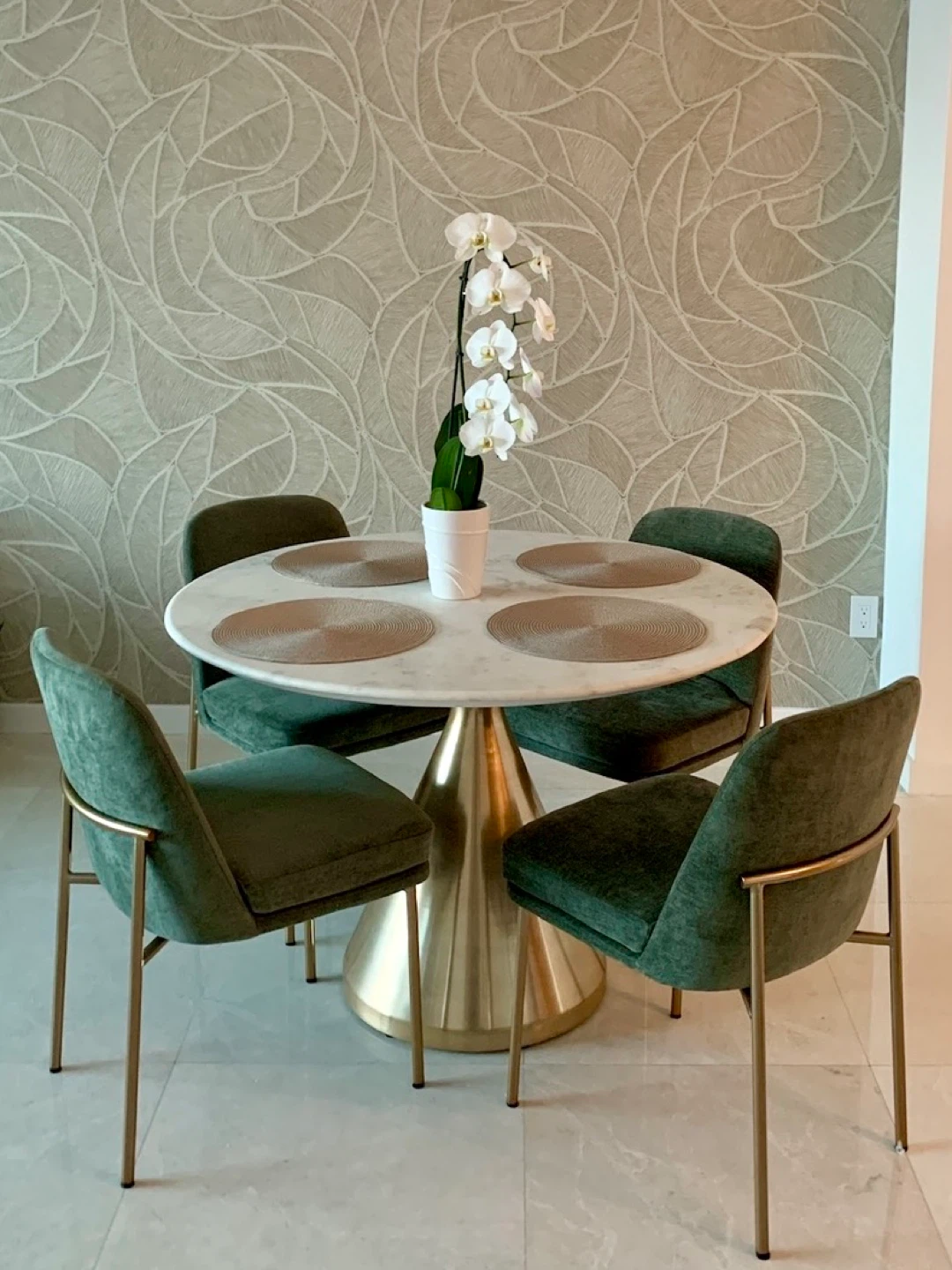 4 West Elm Metal Frame Dining Chairs