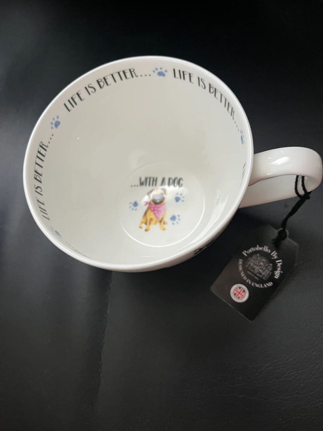 Portobello By Design "Life is Better With A Dog" Mug