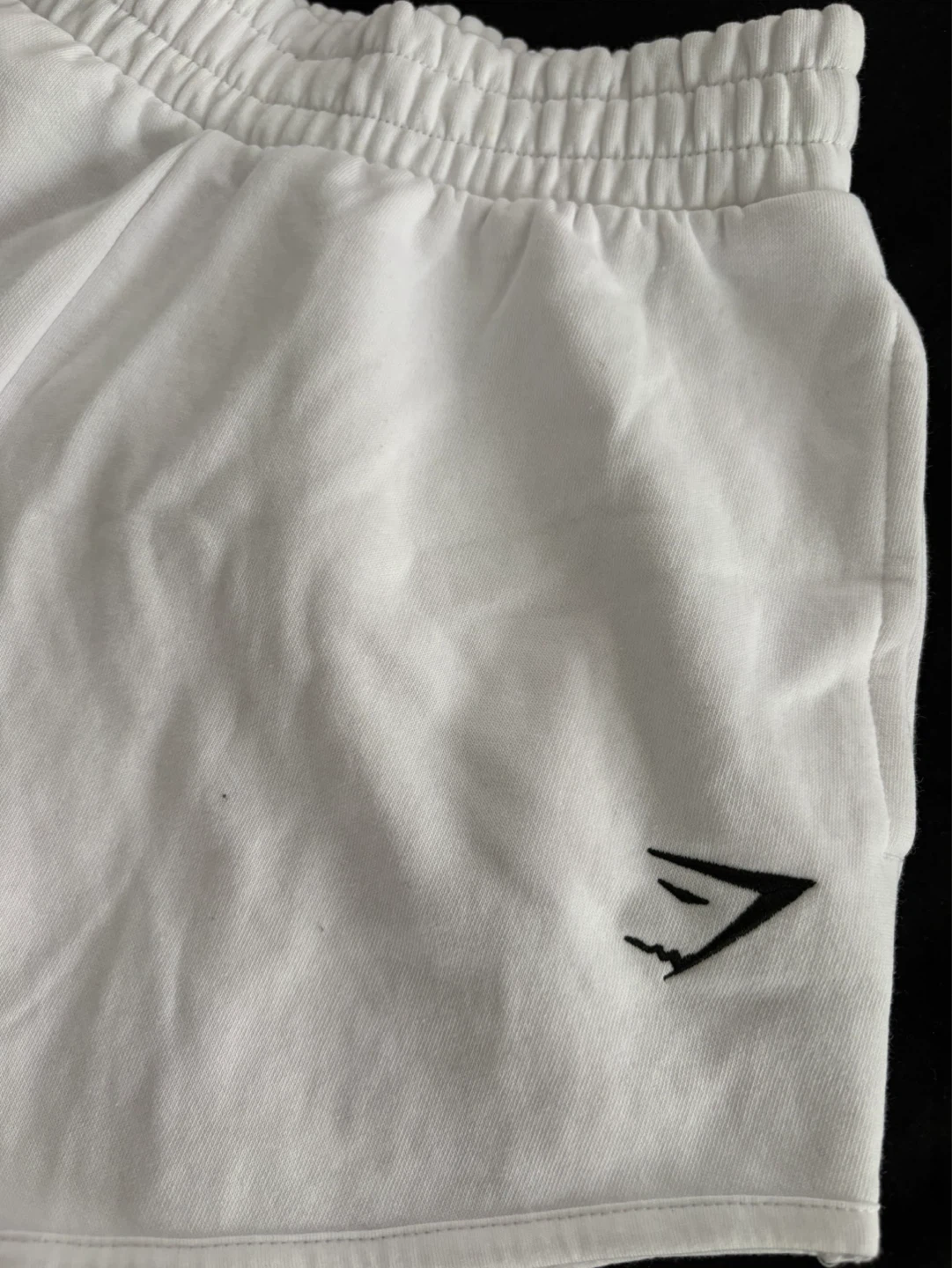Gymshark White Athletic Shorts Size S