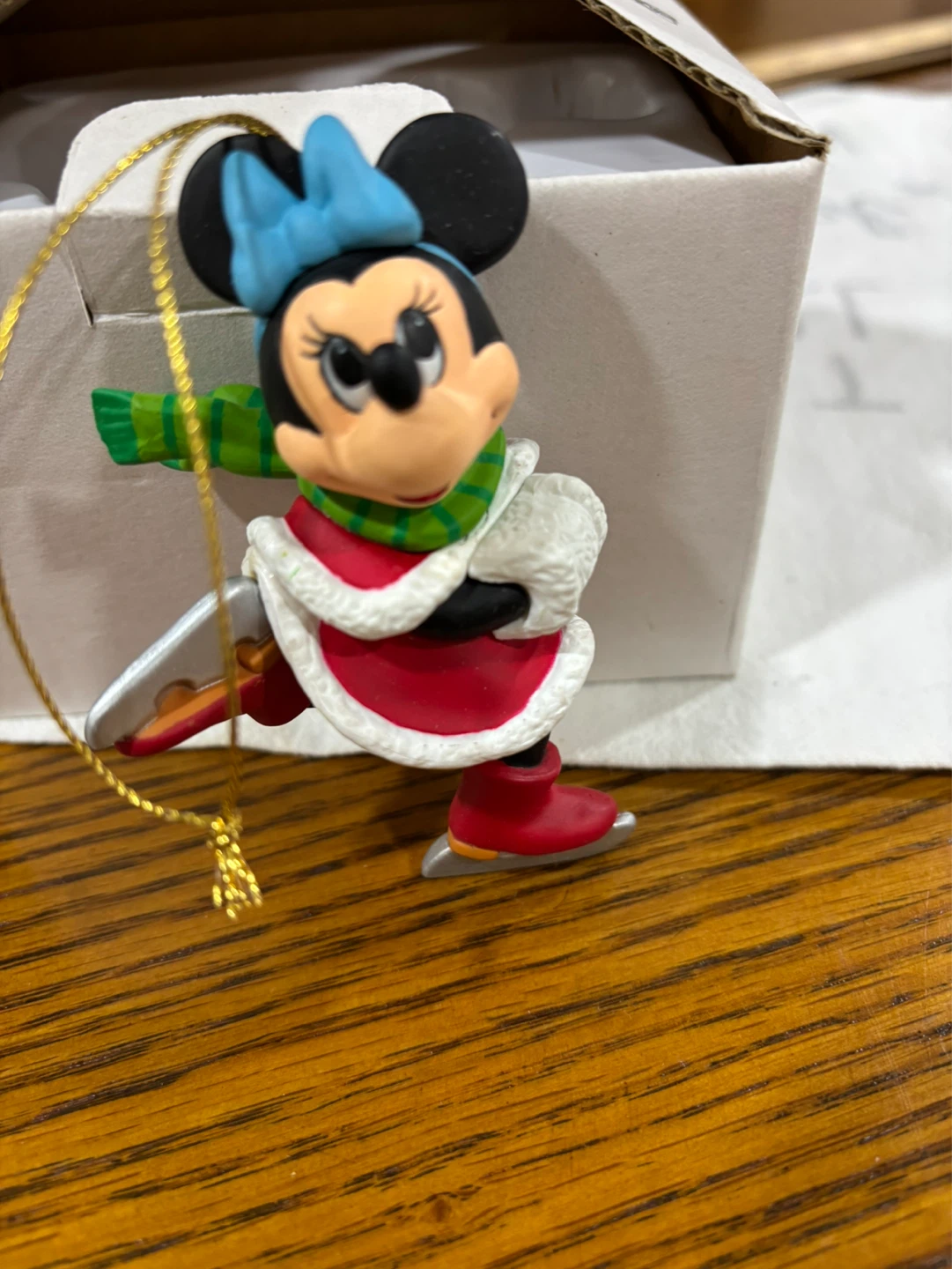 Disney Minnie Mouse Ice Skating Ornament