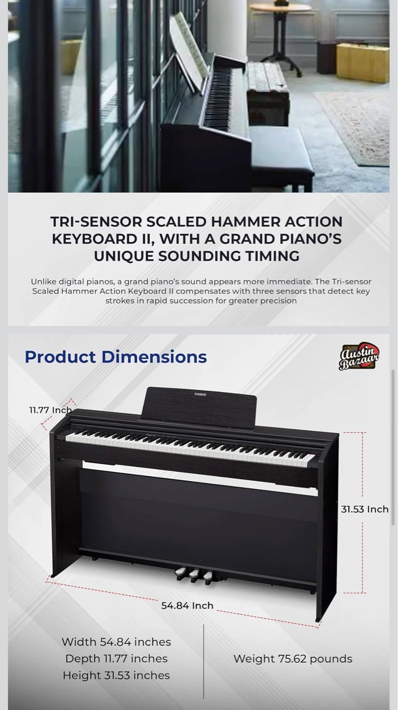 Casio Digital Piano - White - photo 5