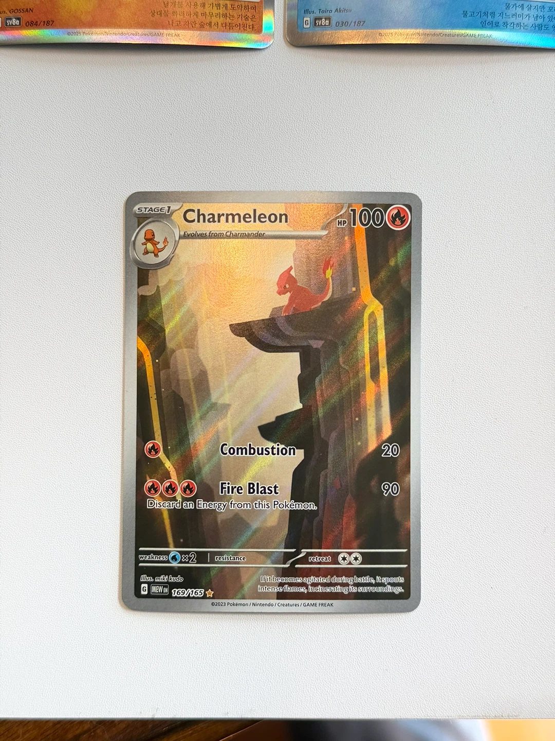 Pokemon Charmeleon Card 169/165