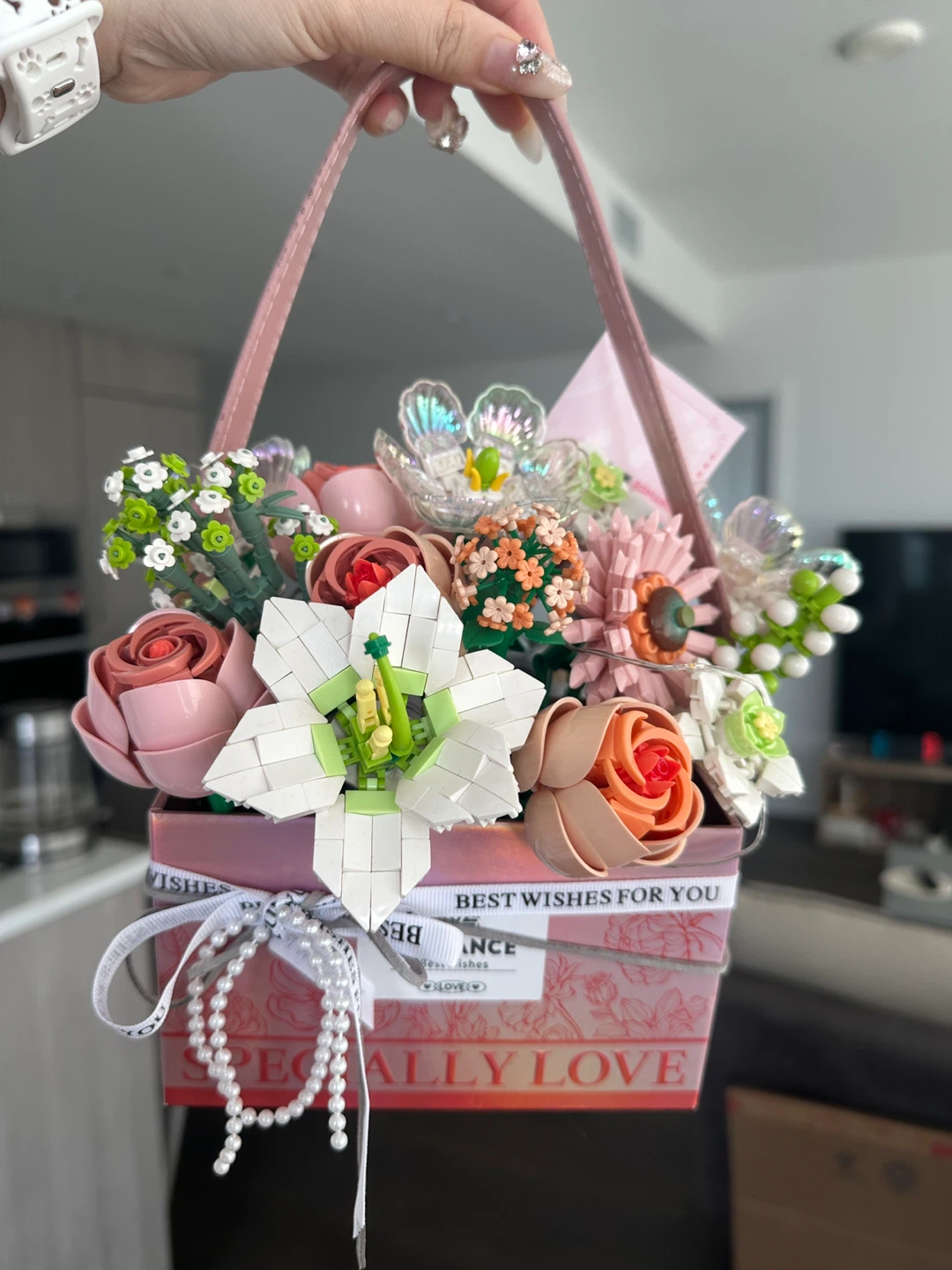 LEGO Style Flower Bouquet Building Set - photo 4
