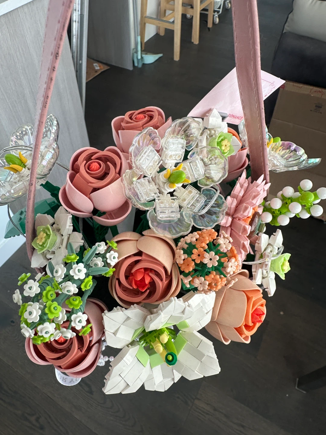 LEGO Style Flower Bouquet Building Set - photo 3